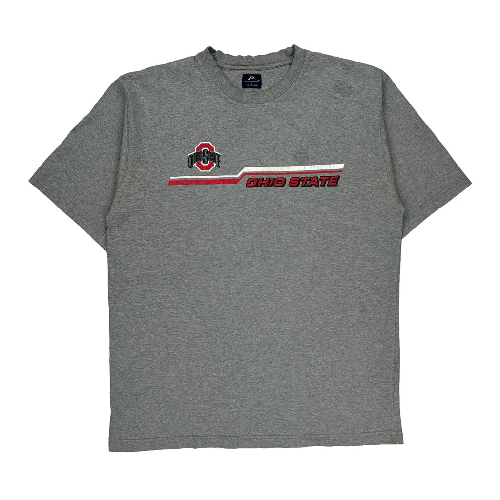 Buy Ohio State Pro Player College T-Shirt - Large Grey Cotton Refurbished - $20.09 Ohio State Pro Player College T-Shirt - Large Grey Cotton Refurbished - Thrifted (note: this is a term often used to describe second- refurbished available on Cerqular