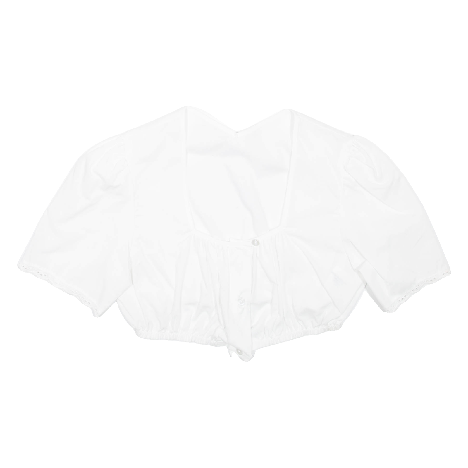 Womens Cropped Top White S Refurbished - N/A refurbished available on Cerqular