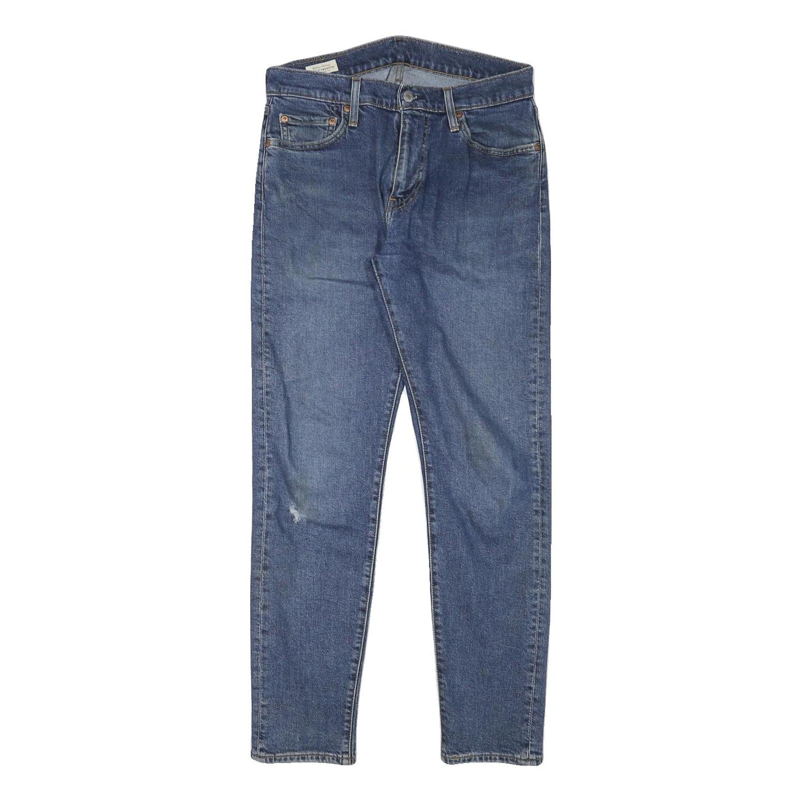 LEVI'S 512 Mens Jeans Blue Slim Skinny Denim Medium W30 L30 Zip Cotton Blend Refurbished - N/A refurbished available on Cerqular