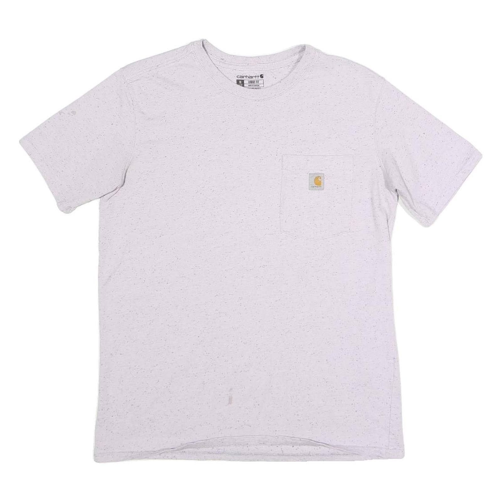Buy CARHARTT Womens White Grey Speckle Pocket T-Shirt M Short Sleeve Crew Neck Plain Refurbished - $24.69 CARHARTT Womens White Grey Speckle Pocket T-Shirt M Short Sleeve Crew Neck Plain Refurbished - N/A refurbished available on Cerqular