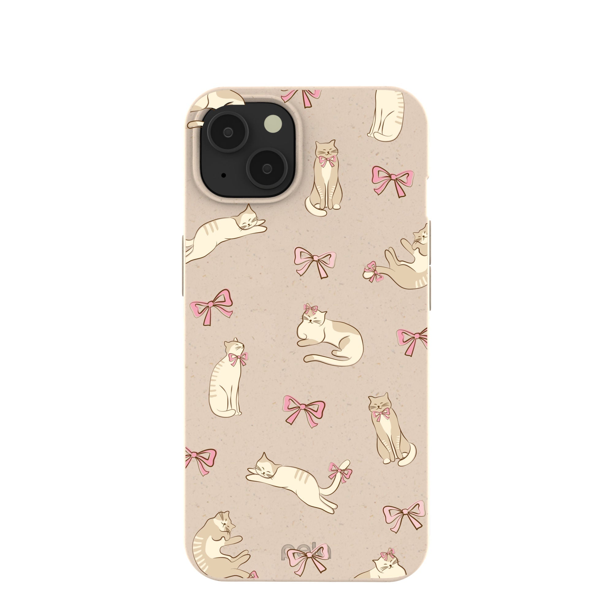 Seashell Purrfect iPhone 13 Case Refurbished - Pela Case refurbished available on Cerqular