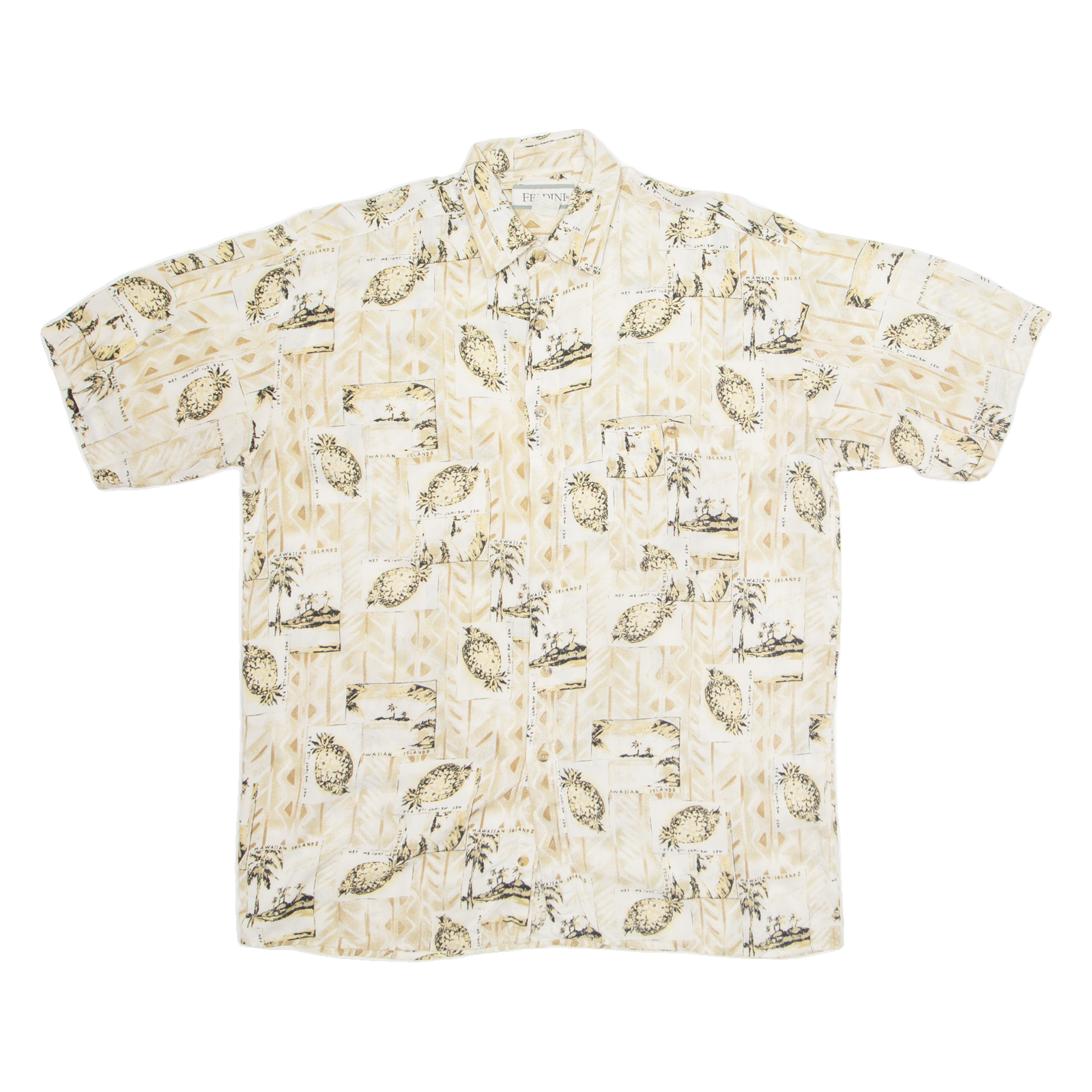 Buy FELDINI Mens Hawaiian Shirt Beige Crazy Pattern L Refurbished - $15.59 FELDINI Mens Hawaiian Shirt Beige Crazy Pattern L Refurbished - N/A refurbished available on Cerqular