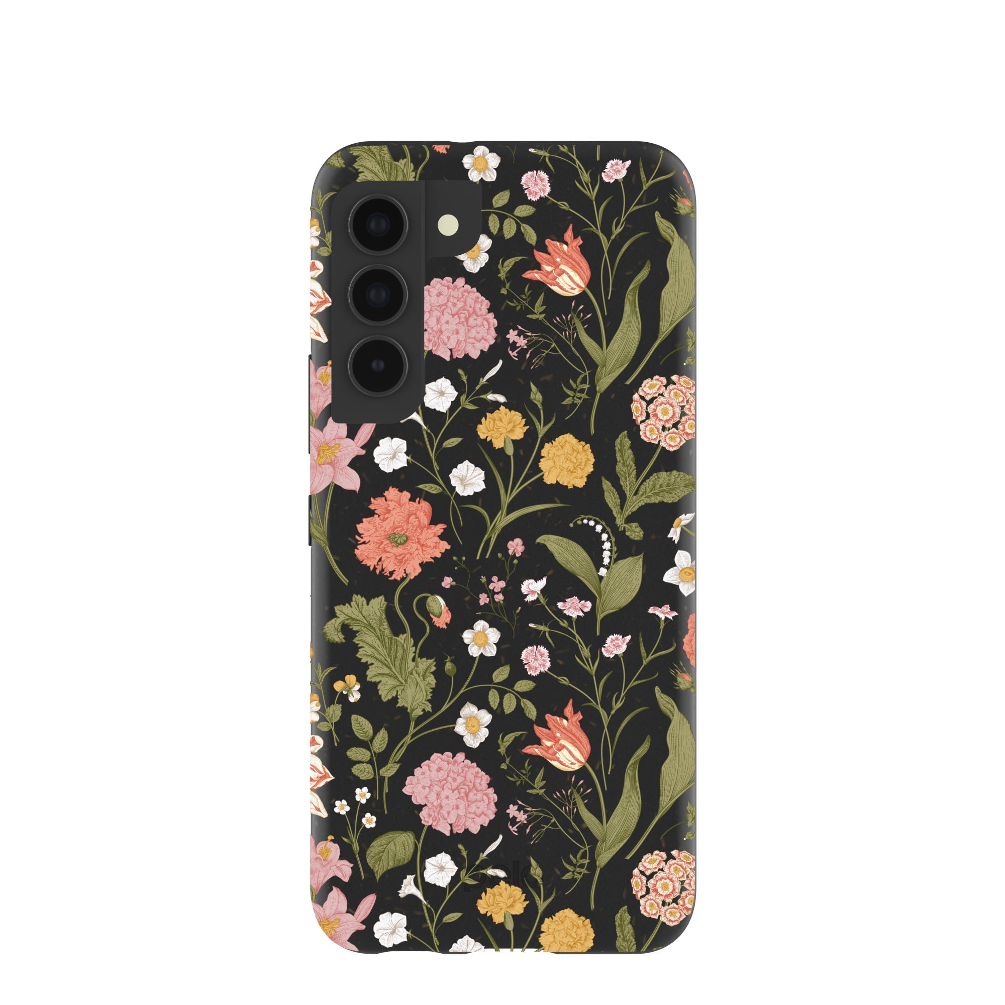 Black Fairy Forest Samsung Galaxy S22 Case Refurbished - Pela Case refurbished available on Cerqular
