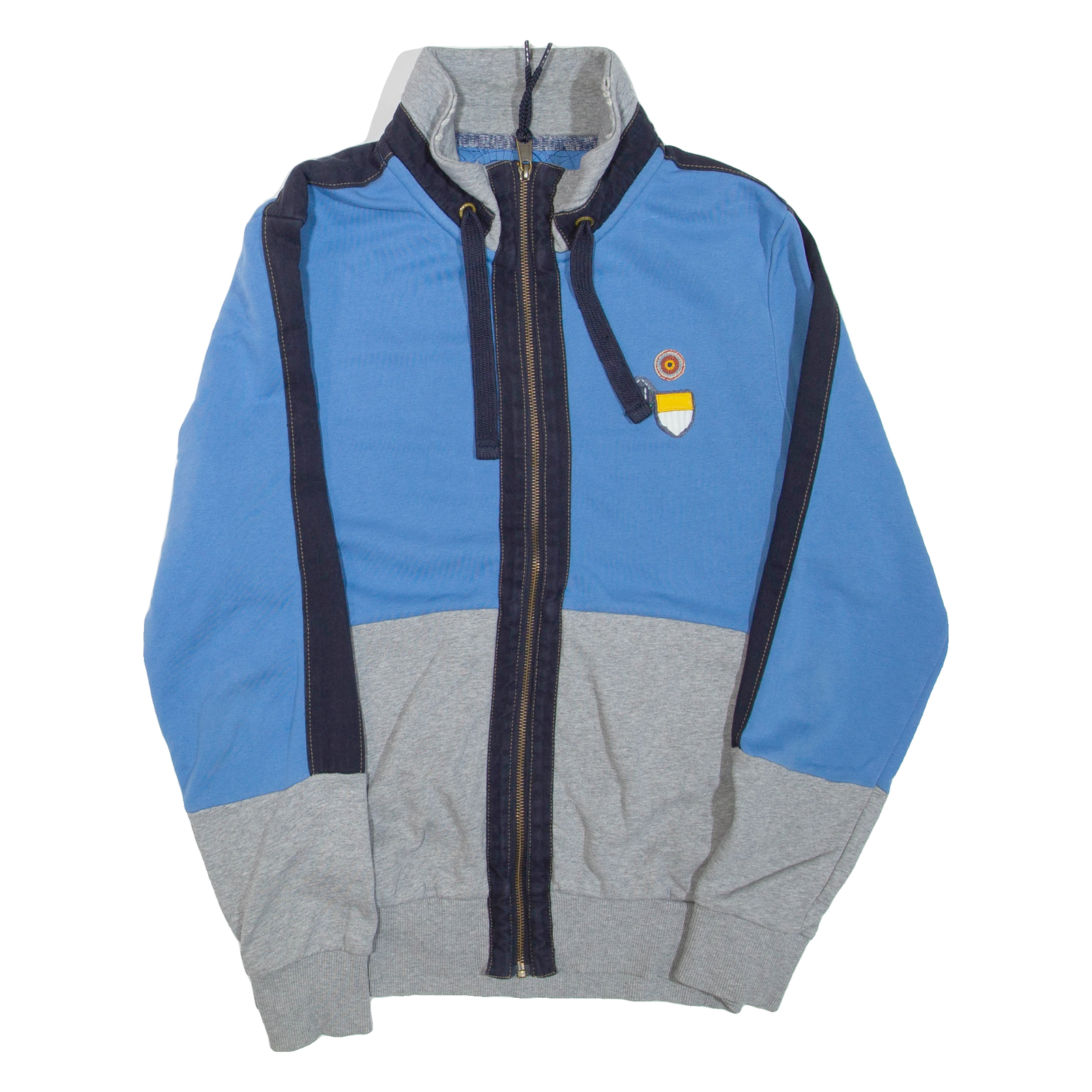 NAPAPIJRI Mens Track Jacket Blue Colourblock M Refurbished - N/A refurbished available on Cerqular