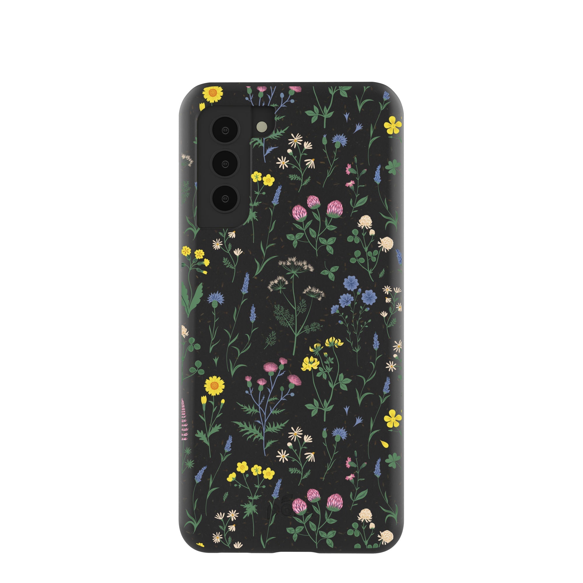 Black Shadow Blooms Samsung Galaxy S21 Case Refurbished - Pela Case refurbished available on Cerqular
