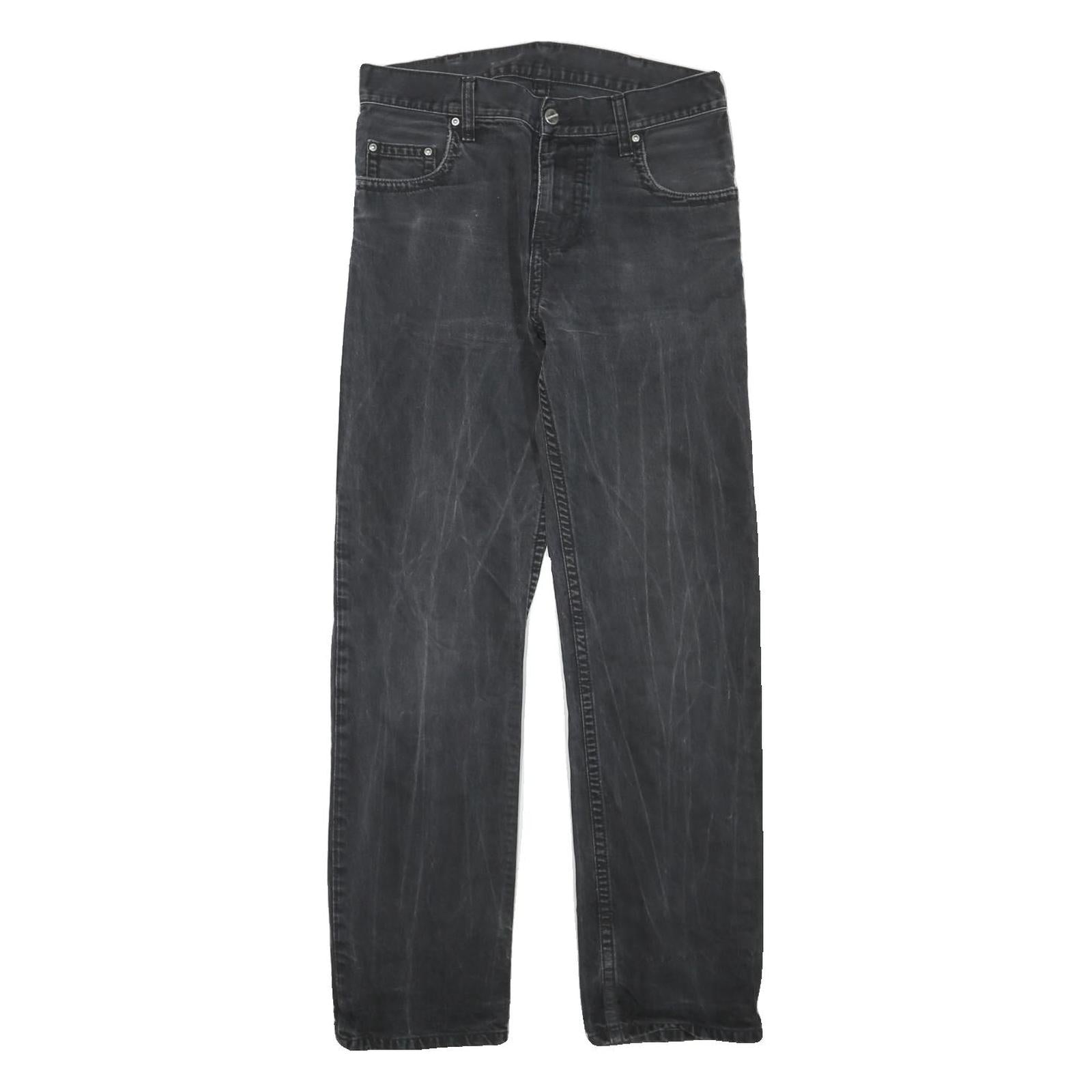 CARHARTT Womens Regular Black Denim Cotton Blend Zip Jeans W32 L30 Classic Style Refurbished - N/A refurbished available on Cerqular