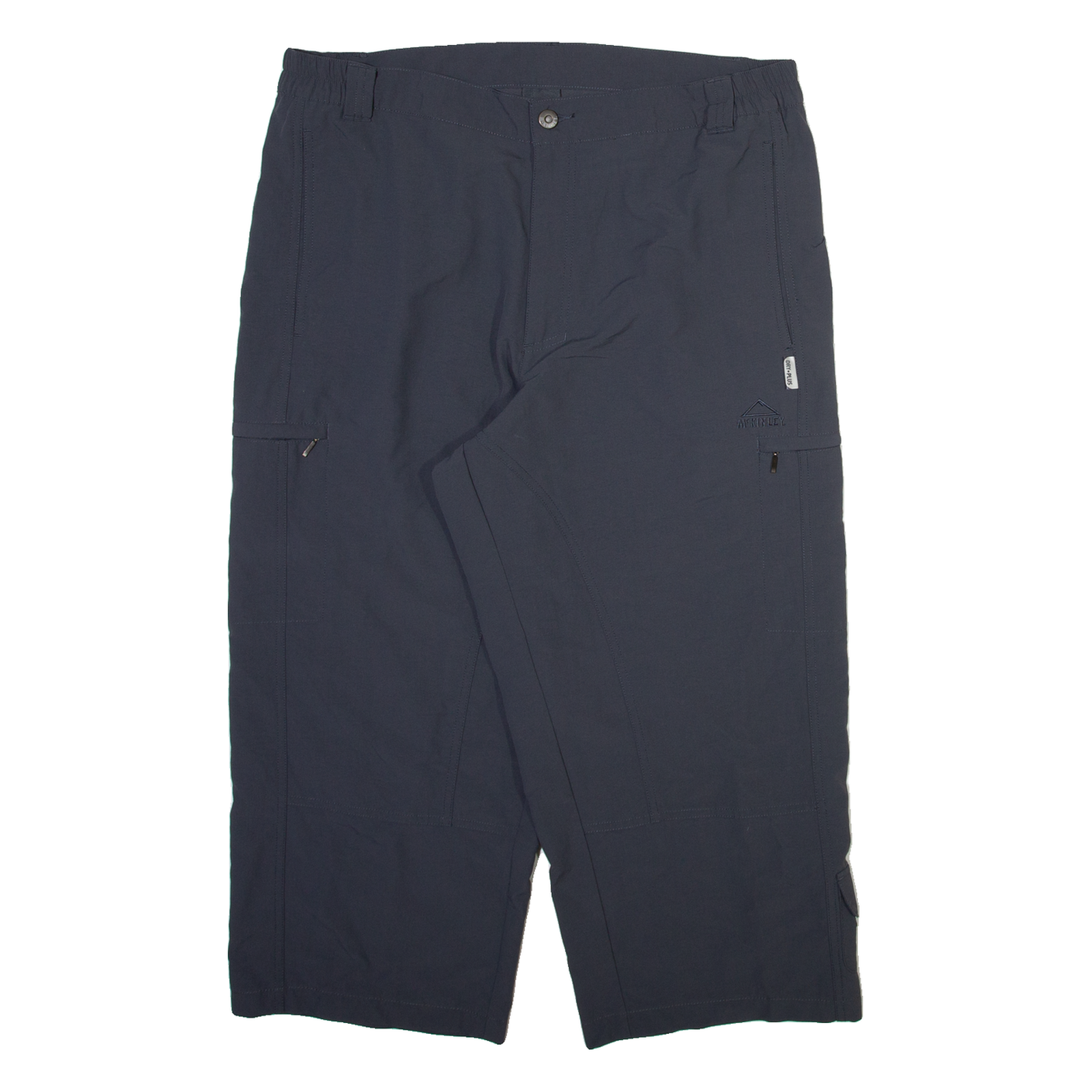 MCKINLEY Mens Casual Shorts Grey Relaxed L W35 Refurbished - N/A refurbished available on Cerqular