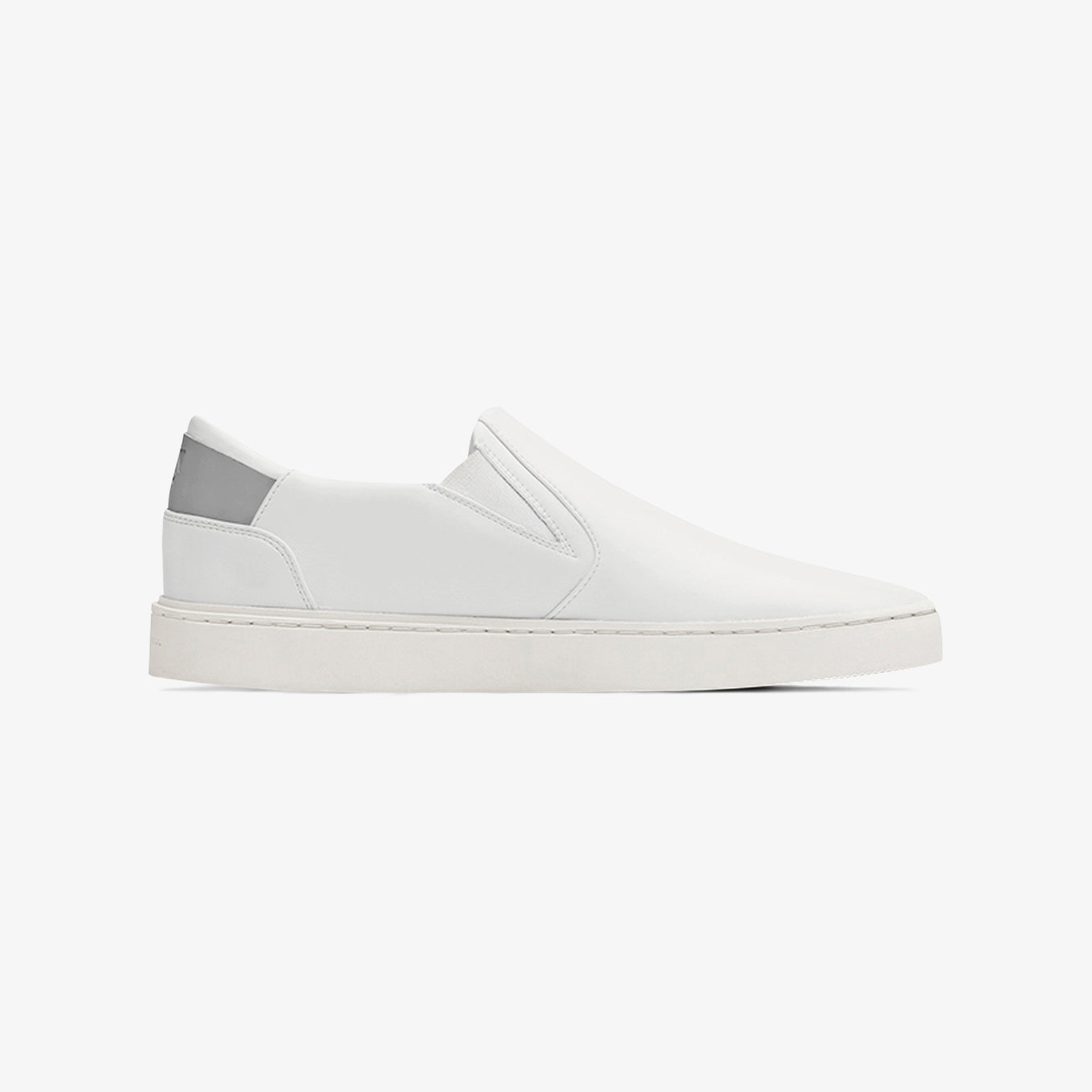 Women's Slip On | White-Grey | Size: 7.5 Refurbished - Thousand Fell refurbished available on Cerqular
