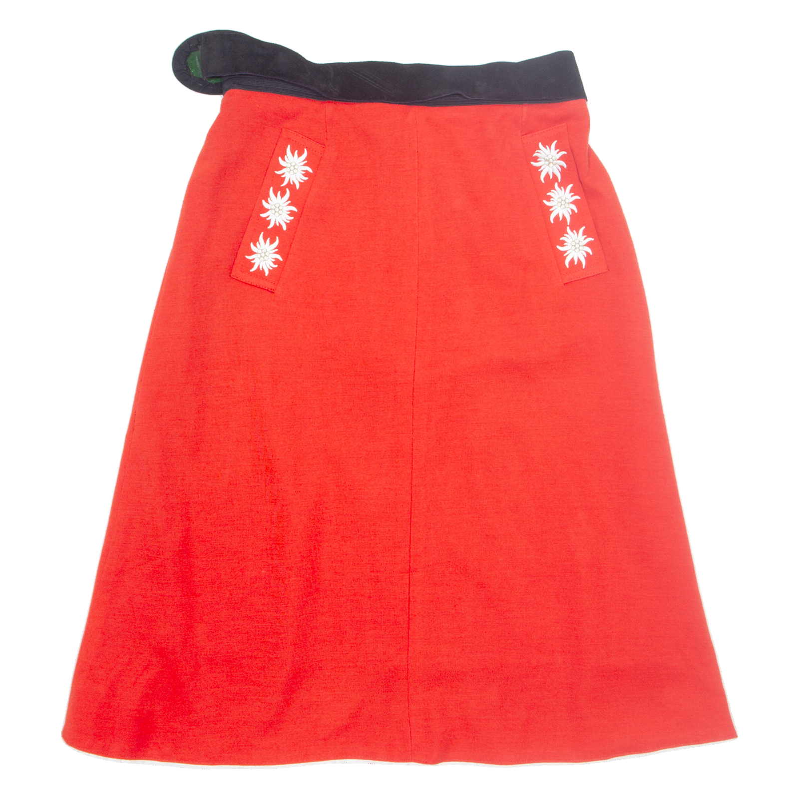 Womens A-Line Skirt Red Long M Refurbished - N/A refurbished available on Cerqular