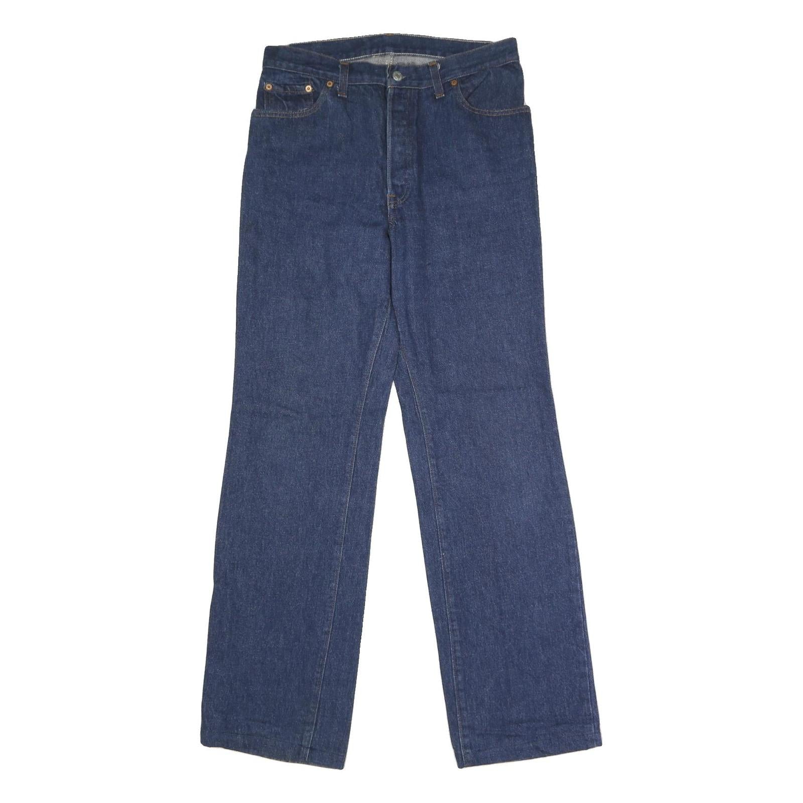 LEVI'S Mens Jeans Blue Regular Straight Denim Medium W30 L32 Classic Cotton Zip Refurbished - N/A refurbished available on Cerqular