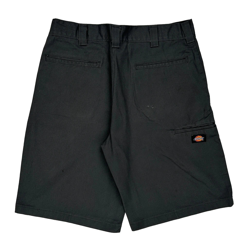 Dickies Chino Shorts - 32W 10L Black Cotton Refurbished - Thrifted (note: this is a term often used to describe second- refurbished available on Cerqular