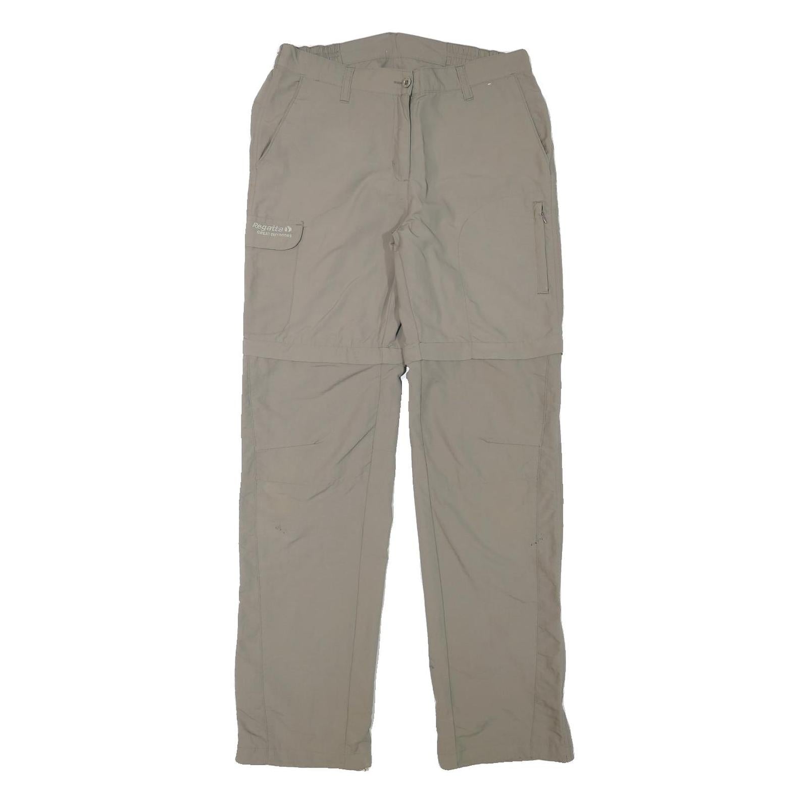 REGATTA Womens Polyester Blend Beige Regular Fit Zip Trousers W29 L31 Outdoor Refurbished - N/A refurbished available on Cerqular