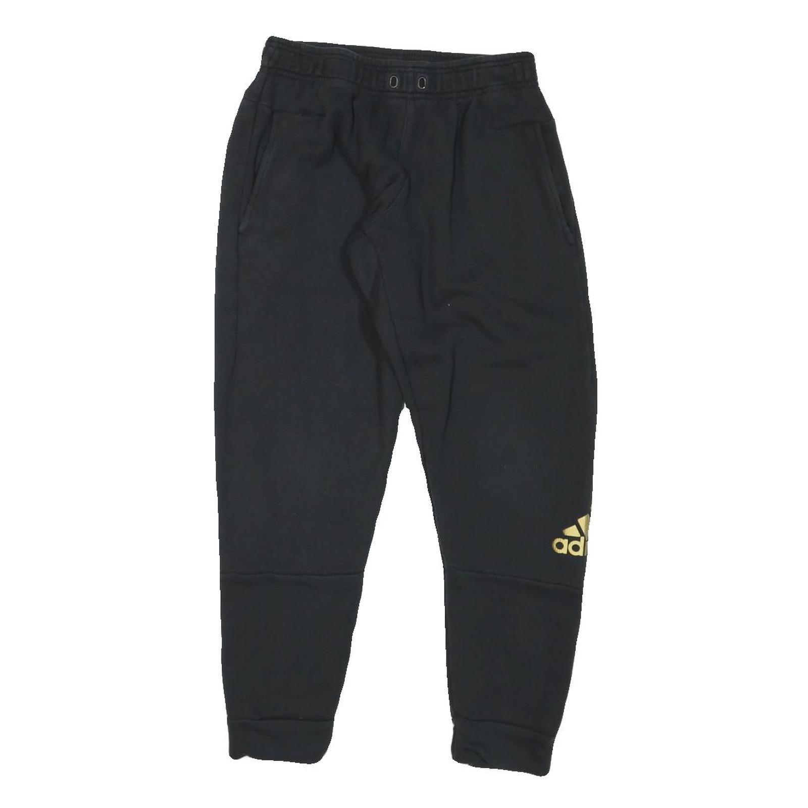 Buy ADIDAS Mens Joggers Black Gold Slim Tapered S W26 L26 Logo Casual Refurbished - $25.99 ADIDAS Mens Joggers Black Gold Slim Tapered S W26 L26 Logo Casual Refurbished - N/A refurbished available on Cerqular