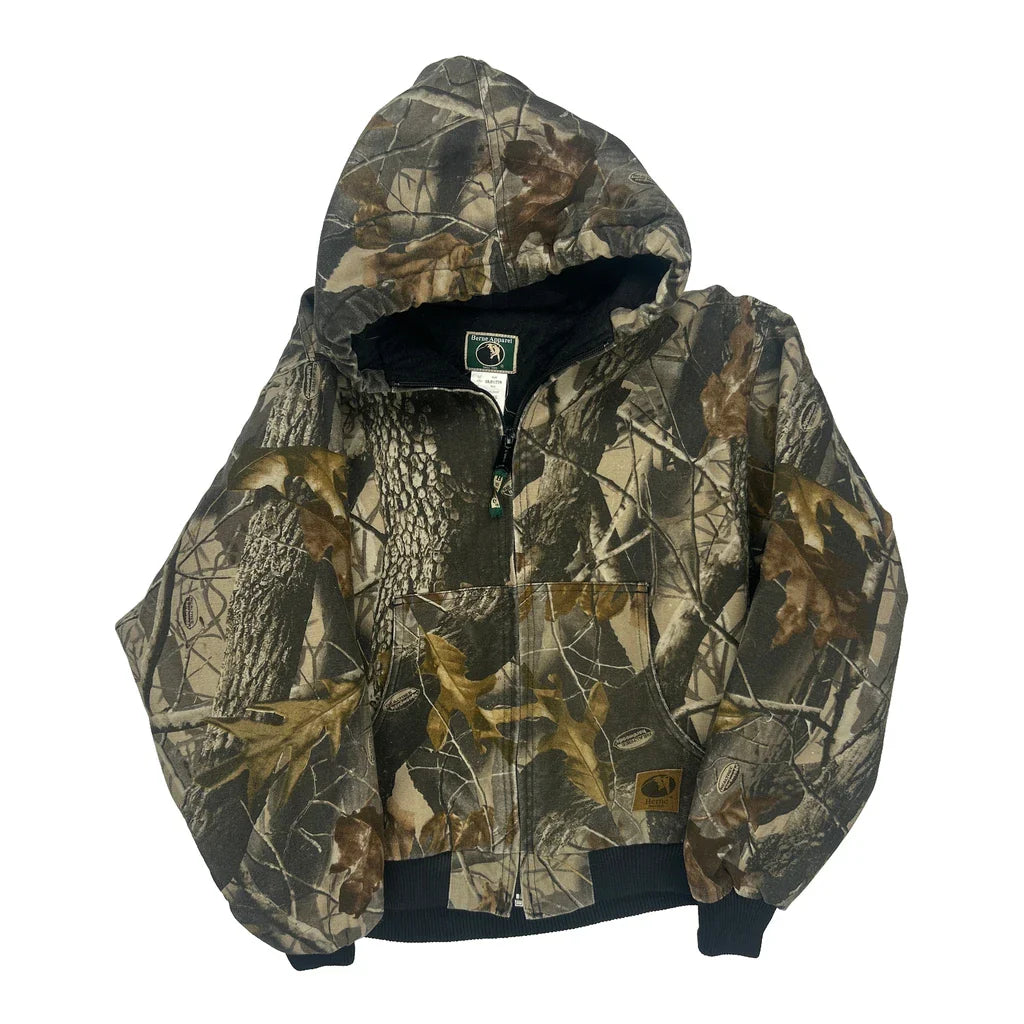 Buy Age 13-14 Berne Camo Bomber Jacket - XL Khaki Polyester Refurbished - $44.21 Age 13-14 Berne Camo Bomber Jacket - XL Khaki Polyester Refurbished - Thrifted (note: this is a term often used to describe second- refurbished available on Cerqular