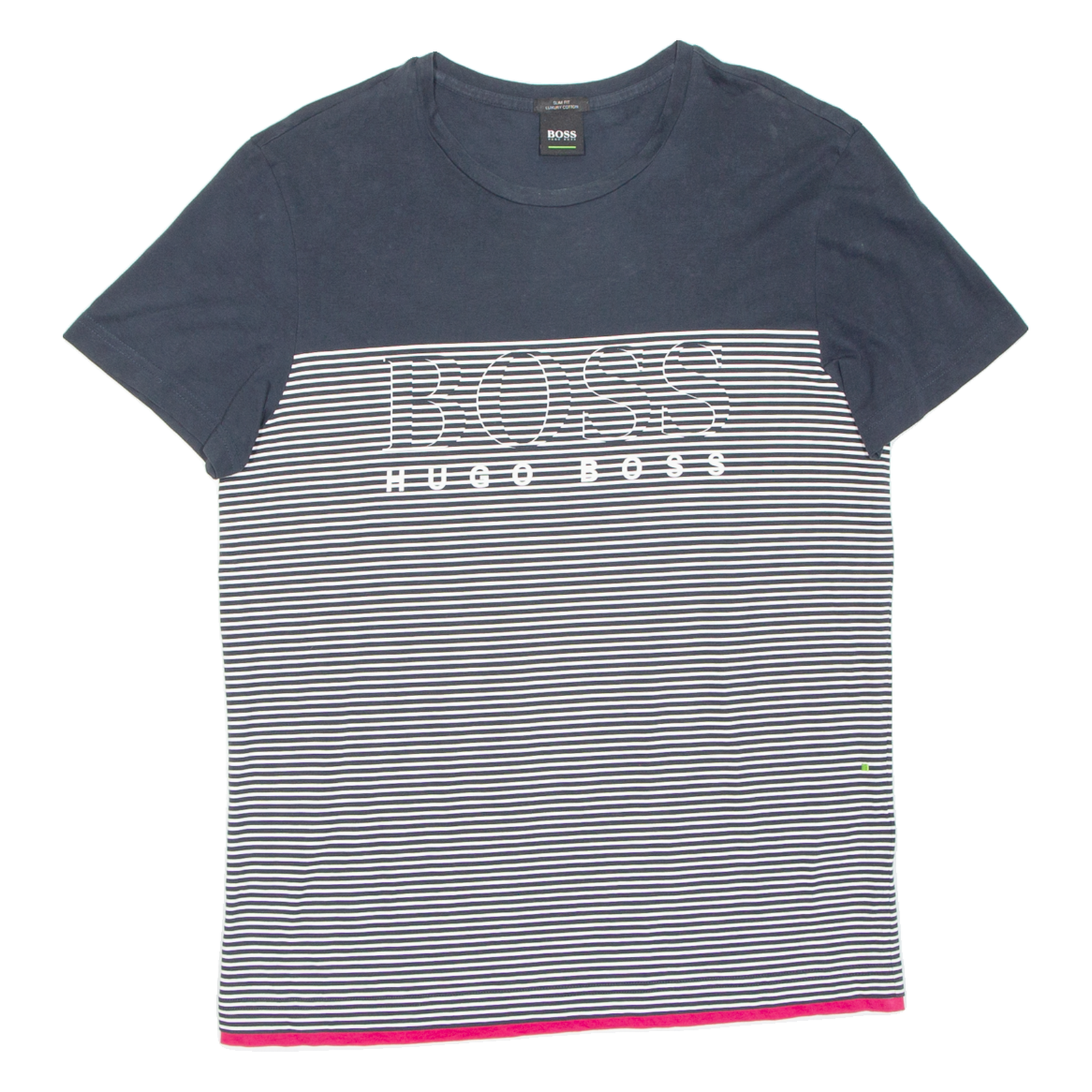 BOSS Slim Fit Mens T-Shirt Blue S Refurbished - N/A refurbished available on Cerqular