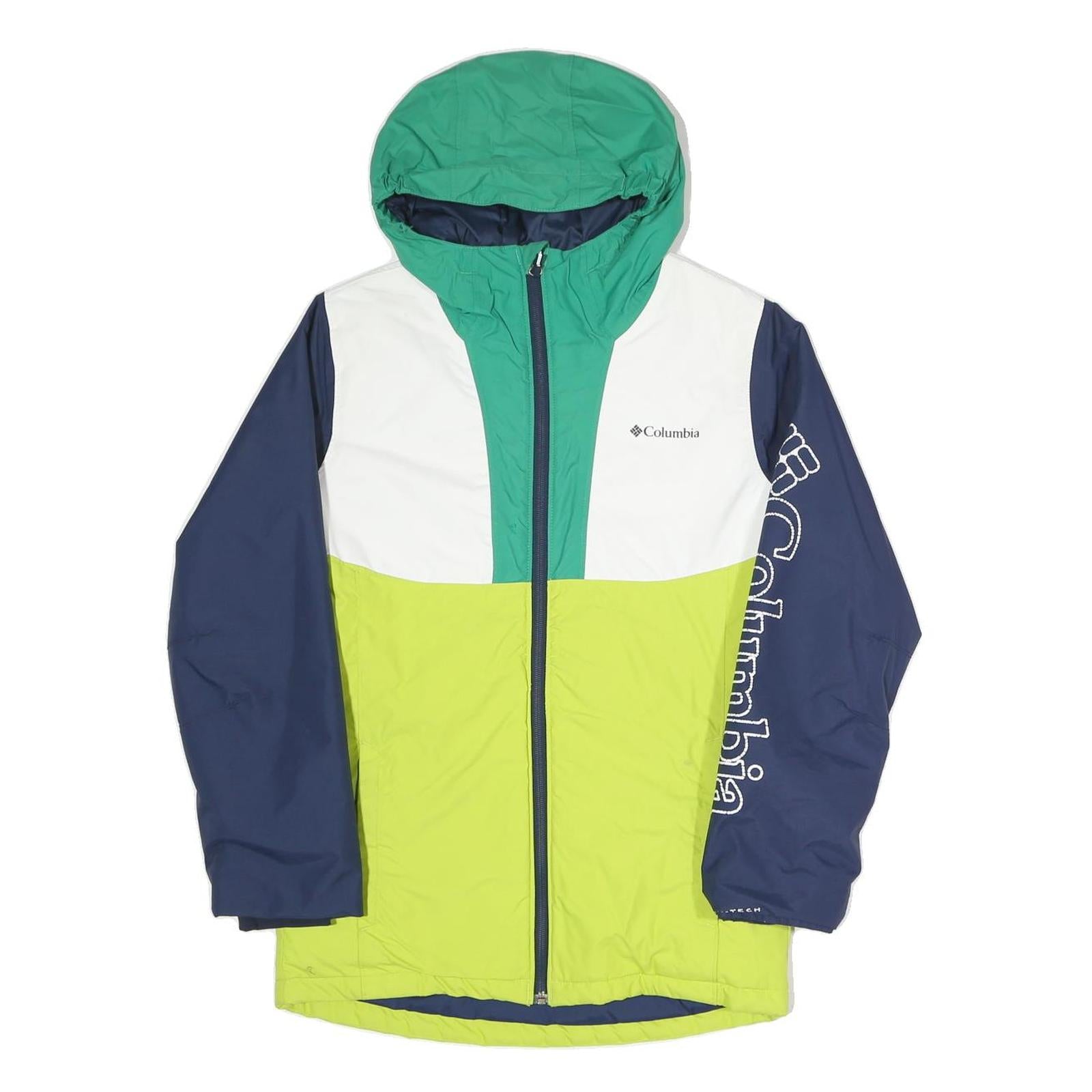 Buy COLUMBIA Womens Blue Green & Yellow Zip Jacket S Polyester Blend Colourblock Refurbished - $58.49 COLUMBIA Womens Blue Green & Yellow Zip Jacket S Polyester Blend Colourblock Refurbished - N/A refurbished available on Cerqular