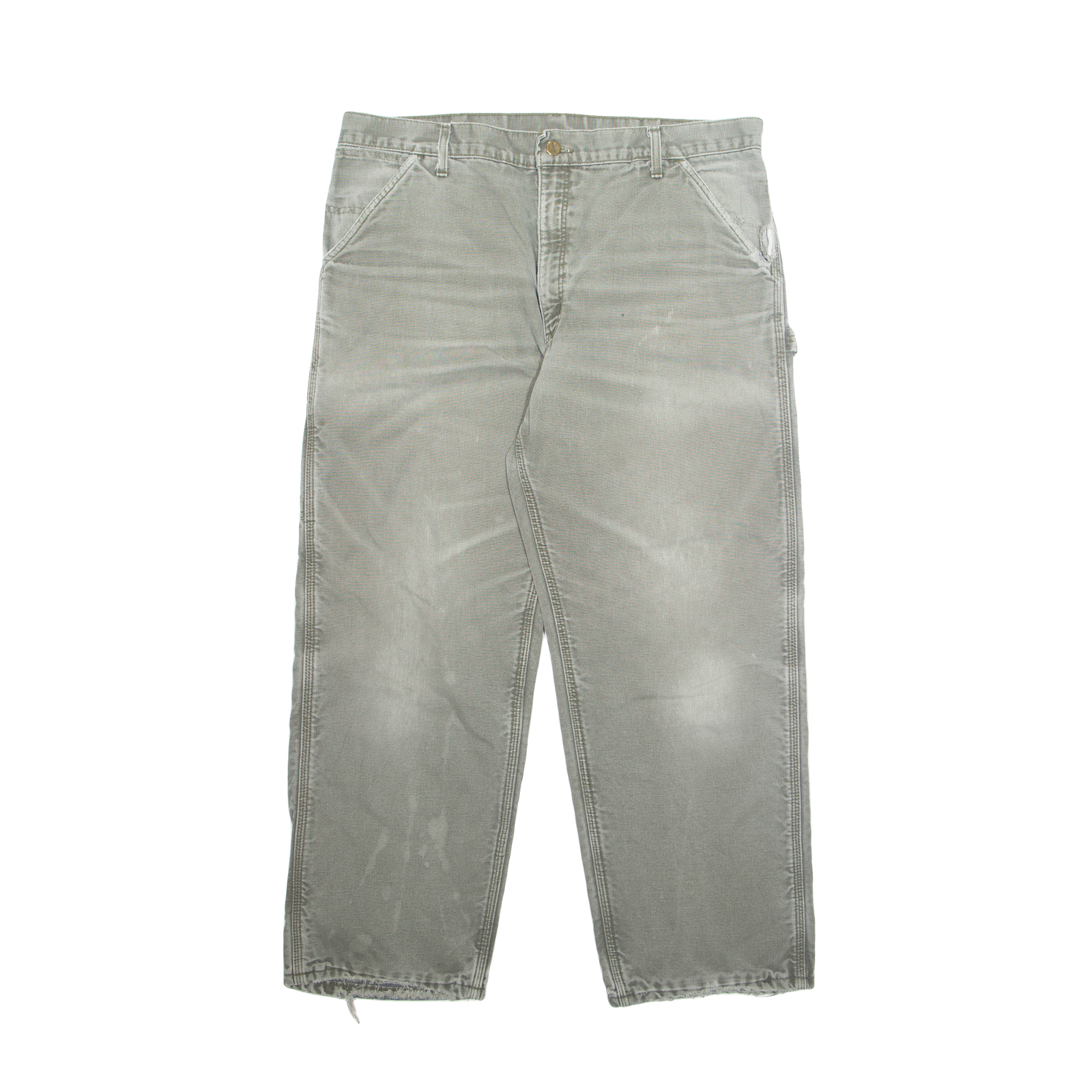Buy CARHARTT Carpenter Cargo Mens Trousers Grey Regular Straight W38 L30 Refurbished - $44.19 CARHARTT Carpenter Cargo Mens Trousers Grey Regular Straight W38 L30 Refurbished - N/A refurbished available on Cerqular