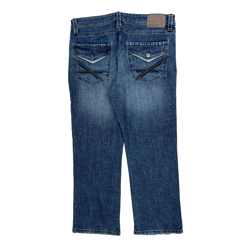Tk Axel Slim Jeans - 38W 30L Blue Denim Refurbished - Thrifted (note: this is a term often used to describe second- refurbished available on Cerqular