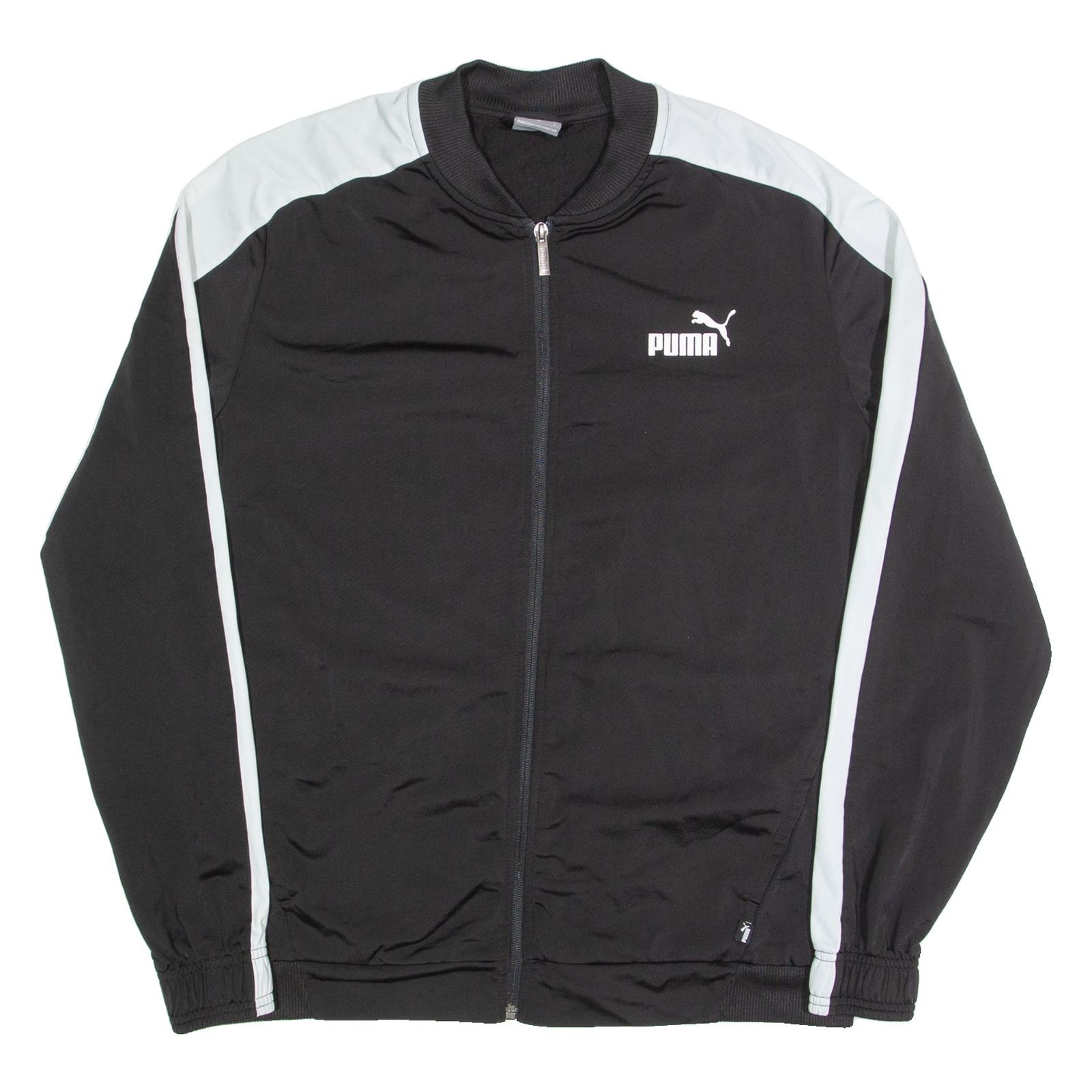 PUMA Mens Track Jacket Black L Refurbished - N/A refurbished available on Cerqular