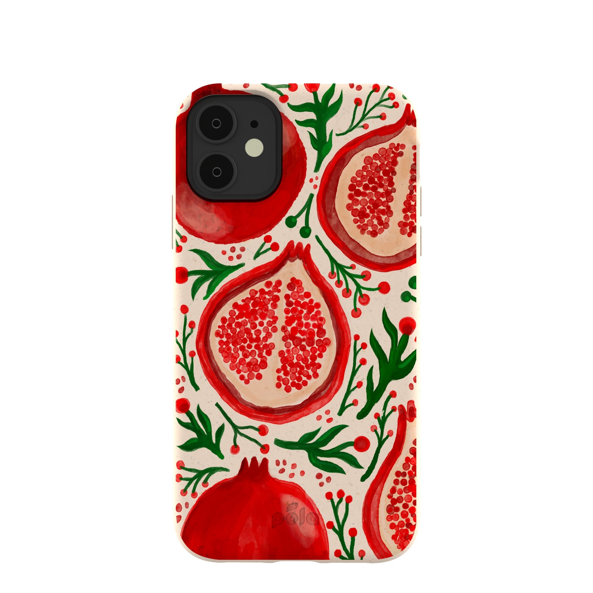 Seashell Pomegranate Cheer iPhone 11 Case Refurbished - Pela Case refurbished available on Cerqular