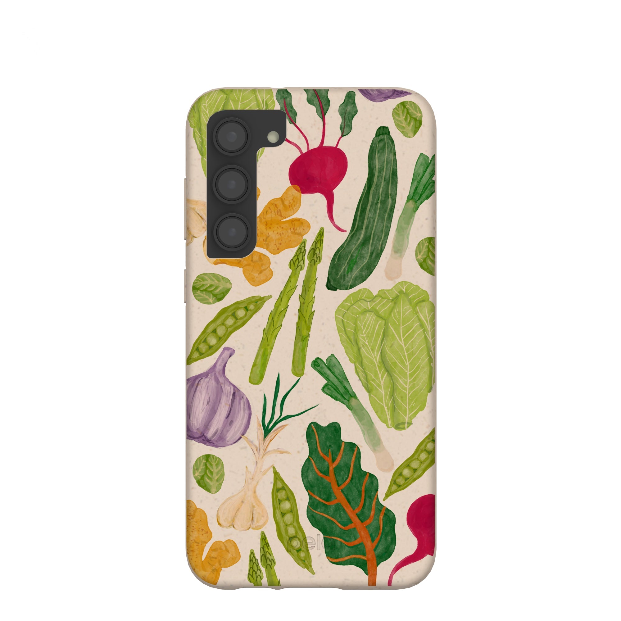 Seashell Veggie Patch Samsung Galaxy S23+(Plus) Case Refurbished - Pela Case refurbished available on Cerqular