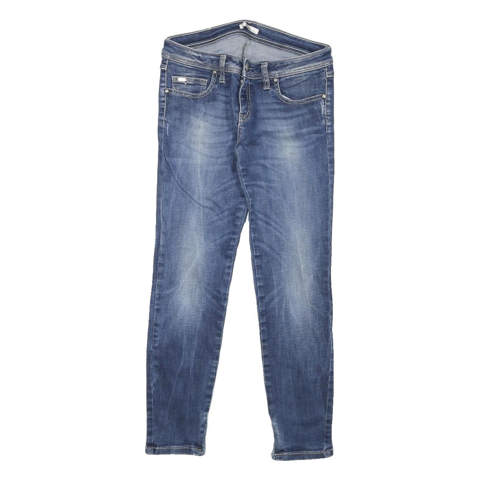 KOCCA Womens Slim Blue Denim Slim Fit Skinny Jeans W28 L25 Stretchy Zip Fly Refurbished - N/A refurbished available on Cerqular