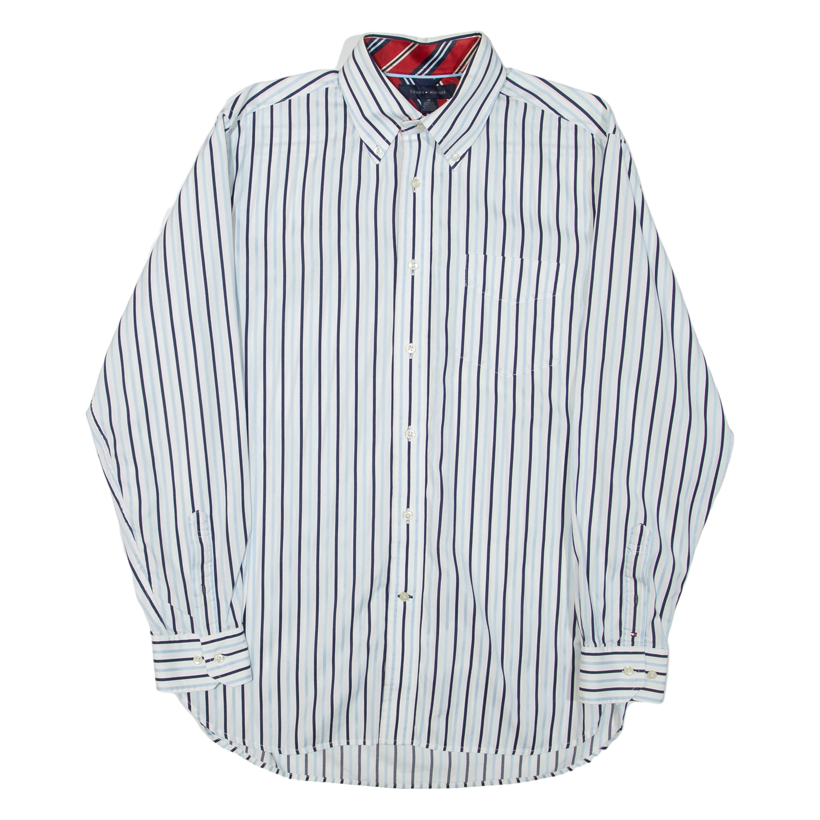 Buy TOMMY HILFIGER Mens Plain Shirt Blue Striped Long Sleeve M Refurbished - $31.19 TOMMY HILFIGER Mens Plain Shirt Blue Striped Long Sleeve M Refurbished - N/A refurbished available on Cerqular