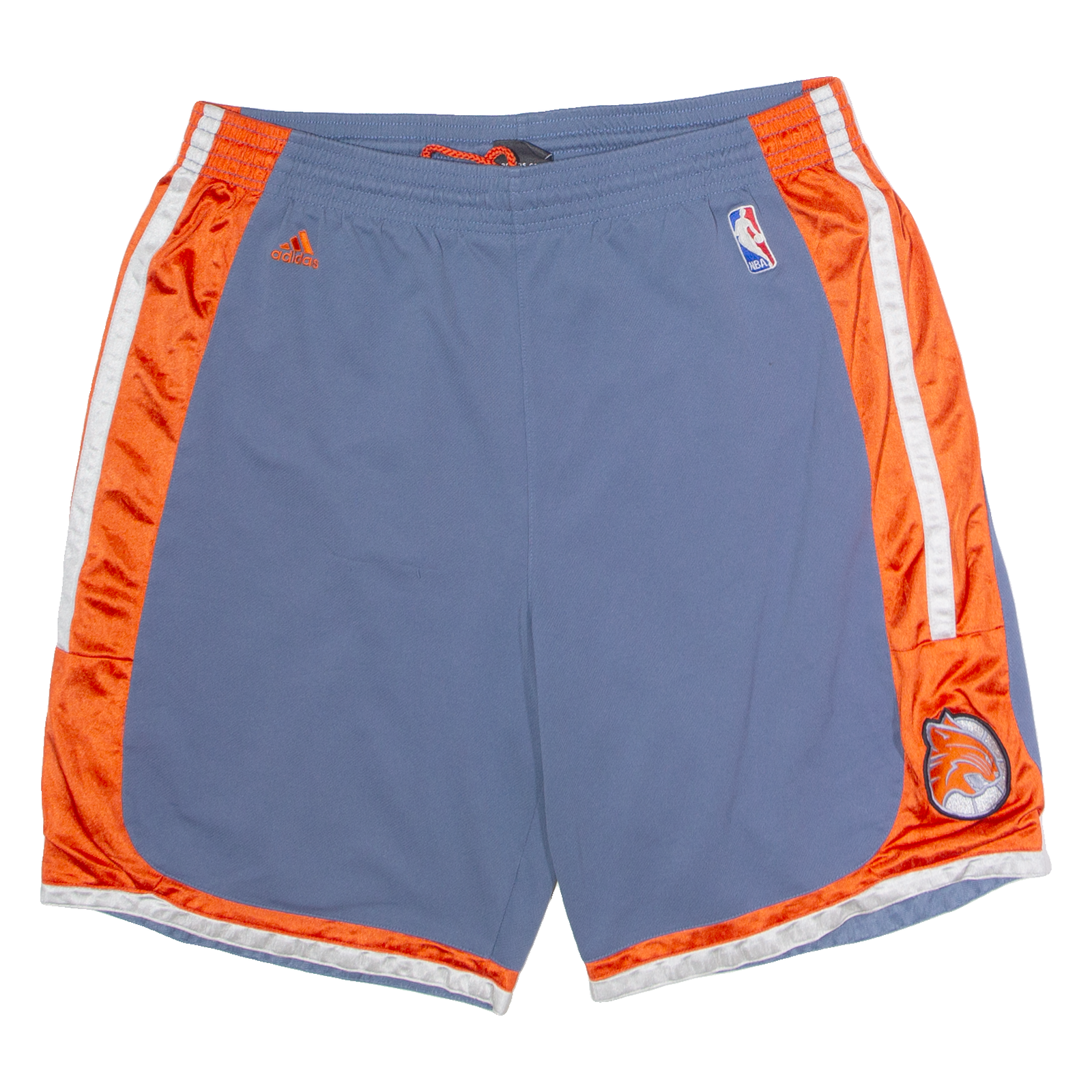 ADIDAS Charlotte Bobcats Basketball Mens Sports Shorts Grey Colourblock L W36 Refurbished - N/A refurbished available on Cerqular
