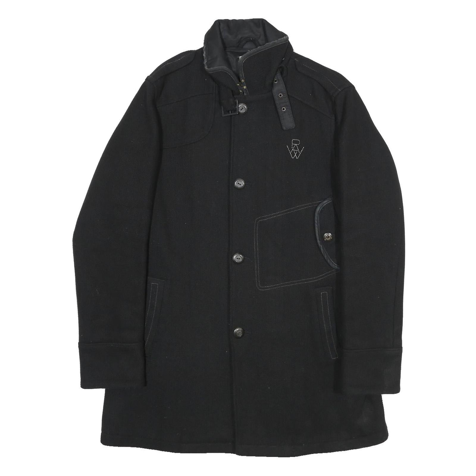 Buy G-STAR Mens Black Wool Blend Button Jacket XL Woven Classic Winter Outerwear Refurbished - $58.49 G-STAR Mens Black Wool Blend Button Jacket XL Woven Classic Winter Outerwear Refurbished - N/A refurbished available on Cerqular