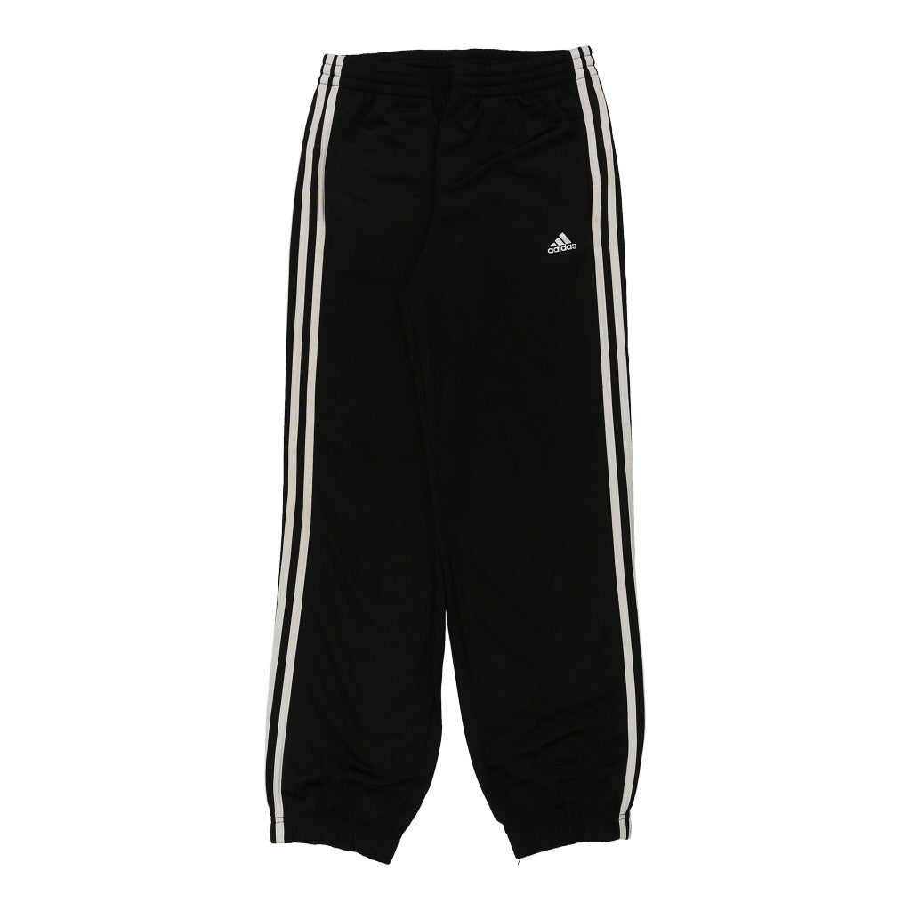 Age 13-14 Adidas Tracksuit - Large Black Polyester Refurbished - Thrifted (note: this is a term often used to describe second- refurbished available on Cerqular