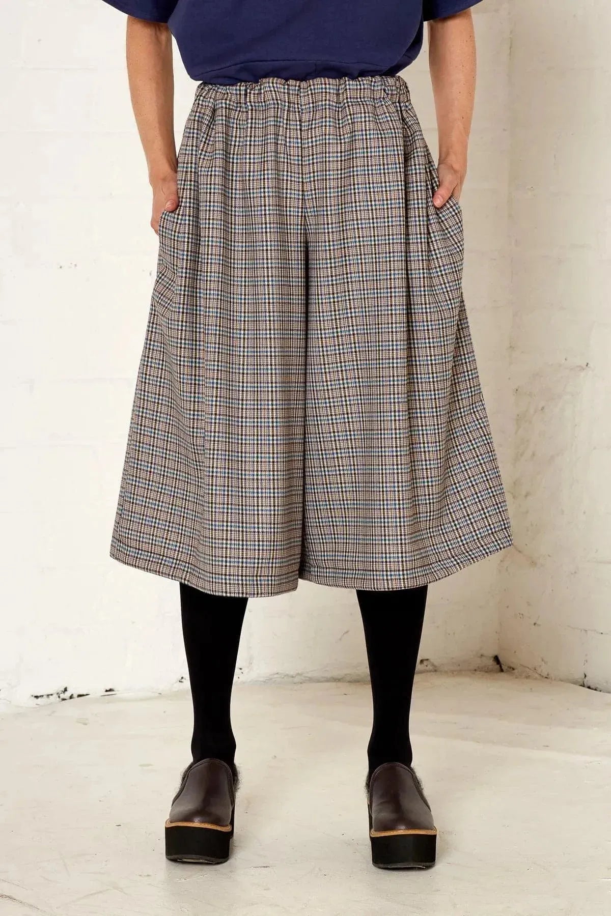 Loni Culottes (Blue) | size: 5XL Refurbished - N/A refurbished available on Cerqular