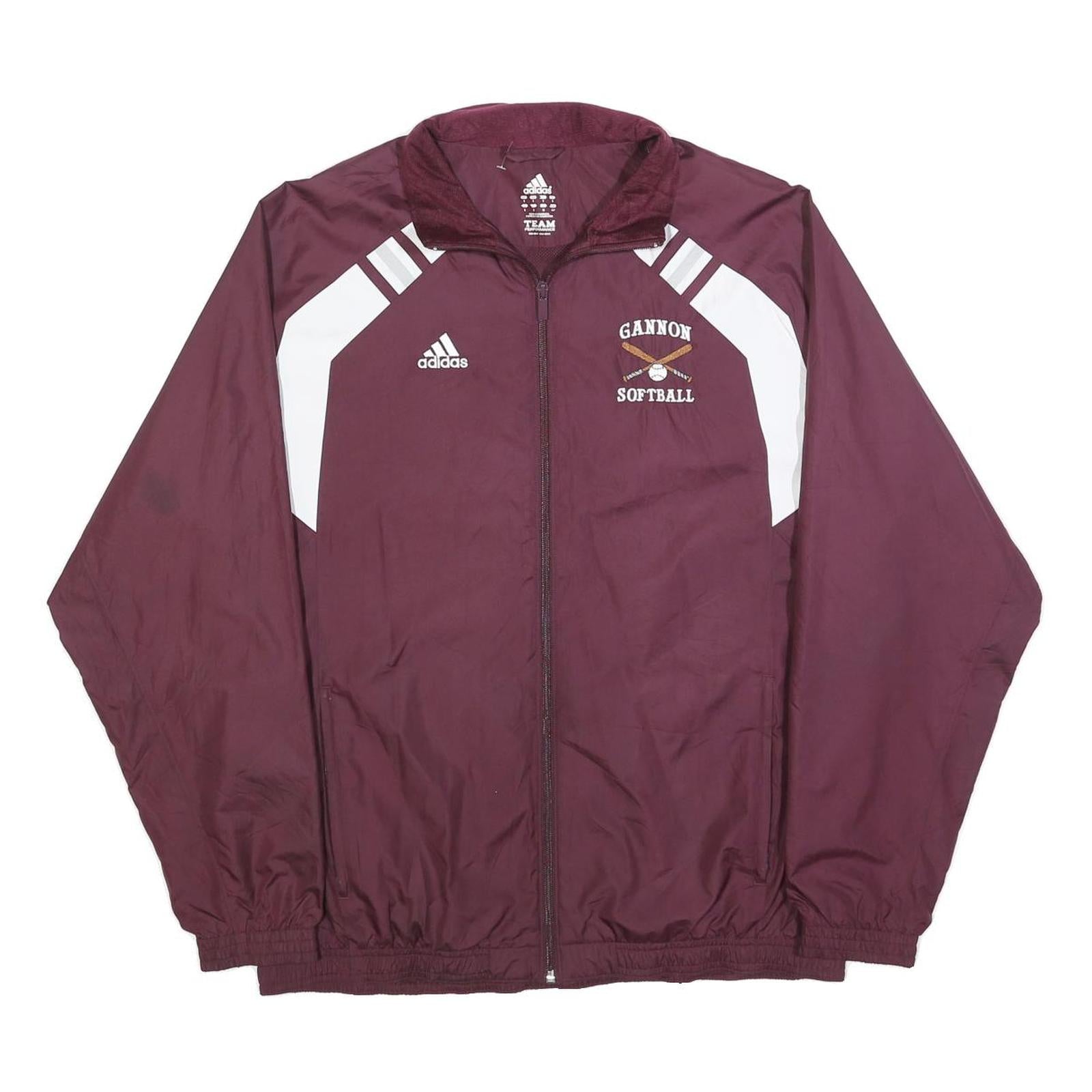 Buy ADIDAS Mens Maroon & White Softball Team Zip Jacket S Polyester Blend Sportswear Refurbished - $41.59 ADIDAS Mens Maroon & White Softball Team Zip Jacket S Polyester Blend Sportswear Refurbished - N/A refurbished available on Cerqular