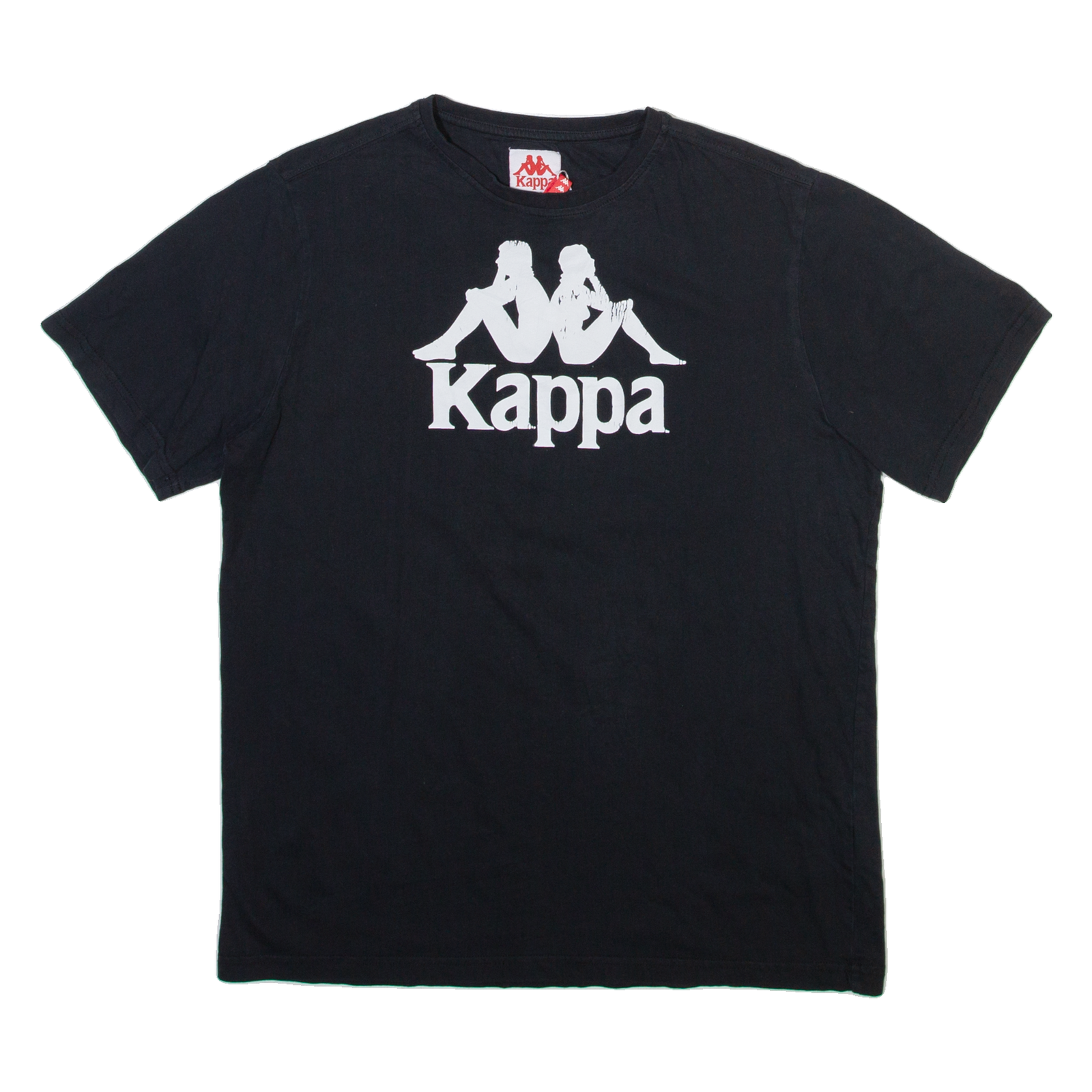 KAPPA Mens T-Shirt Black M Refurbished - N/A refurbished available on Cerqular