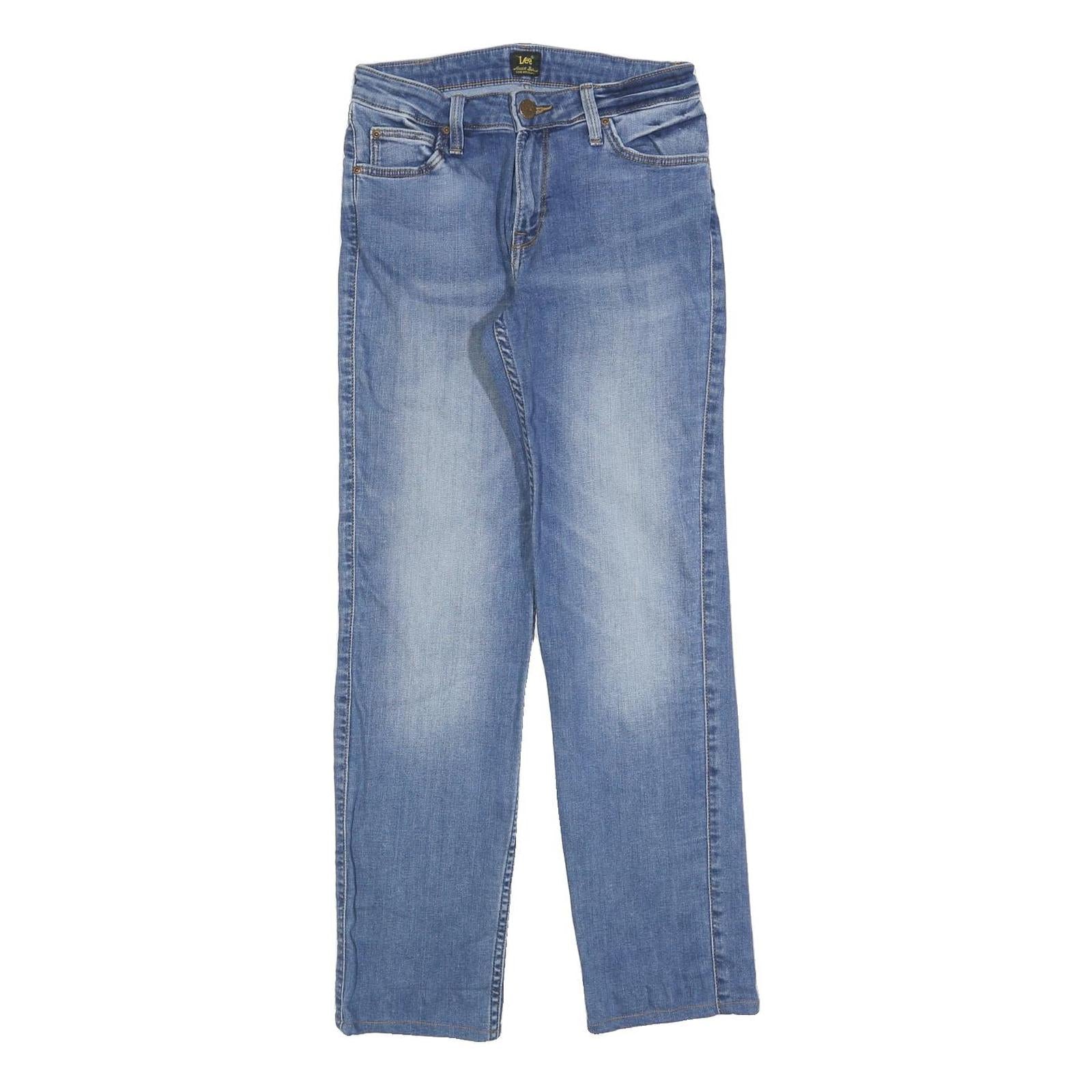 LEE Mens Regular Fit Blue Denim Jeans W28 L29 Zip Closure Comfortable Classic Refurbished - N/A refurbished available on Cerqular
