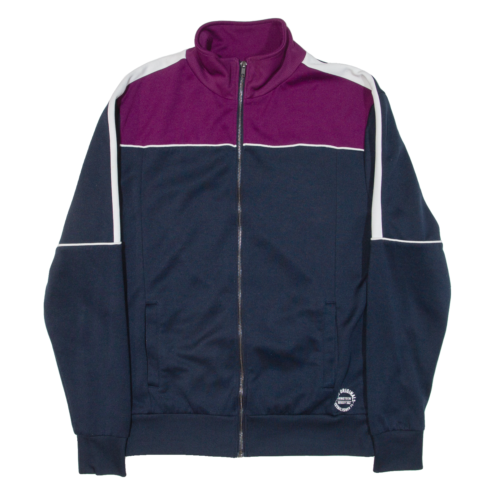 ANGELO LITRICO Mens Track Jacket Blue M Refurbished - N/A refurbished available on Cerqular