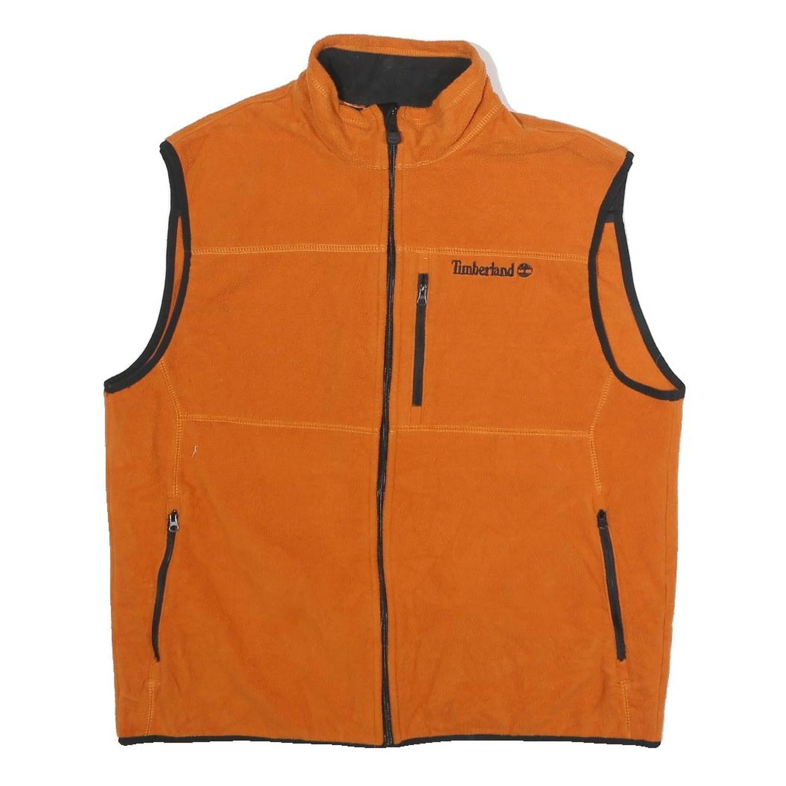 Buy TIMBERLAND Mens Orange Sleeveless Zip Fleece Jacket M Polyester Outdoor Casual Refurbished - $58.49 TIMBERLAND Mens Orange Sleeveless Zip Fleece Jacket M Polyester Outdoor Casual Refurbished - N/A refurbished available on Cerqular