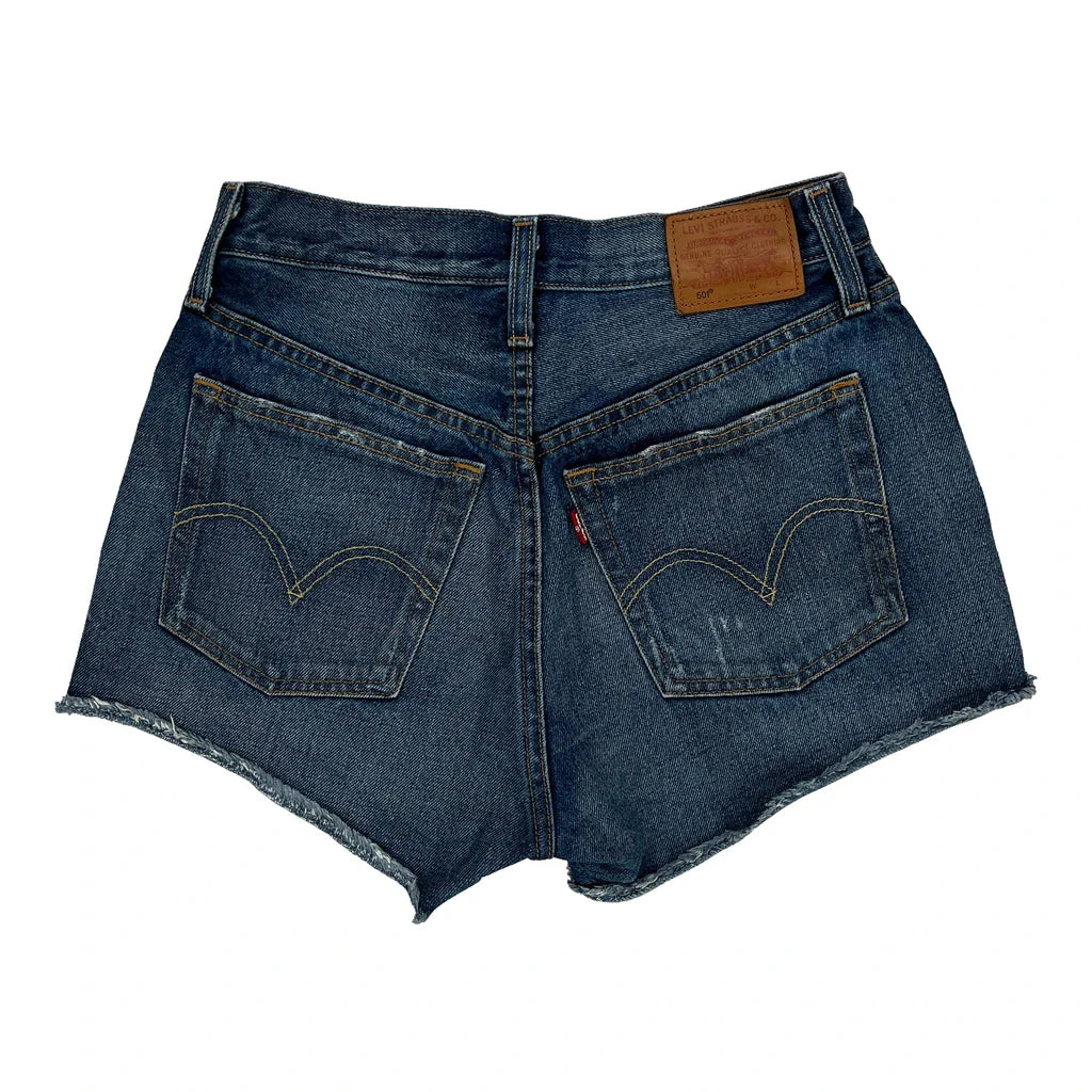 Buy Levis Denim Shorts - 28W UK 8 Blue Cotton Refurbished - $33.49 Levis Denim Shorts - 28W UK 8 Blue Cotton Refurbished - Thrifted (note: this is a term often used to describe second- refurbished available on Cerqular