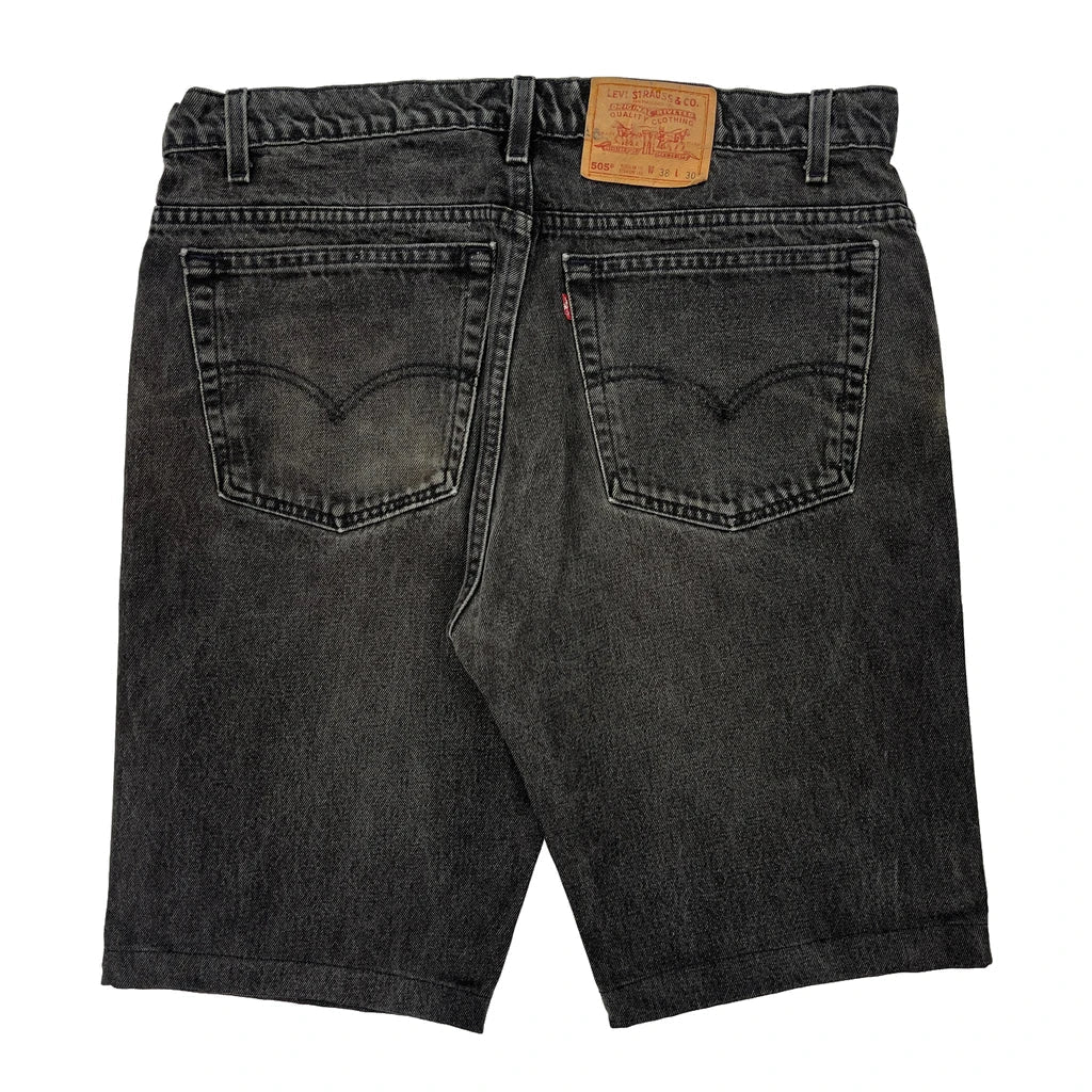Buy Levis Denim Shorts - 36W 10L Black Cotton Refurbished - $44.21 Levis Denim Shorts - 36W 10L Black Cotton Refurbished - Thrifted (note: this is a term often used to describe second- refurbished available on Cerqular
