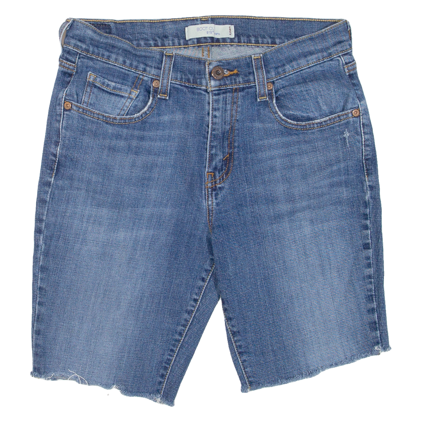 LEVI'S Womens Jorts Shorts Blue Slim S W28 Refurbished - N/A refurbished available on Cerqular