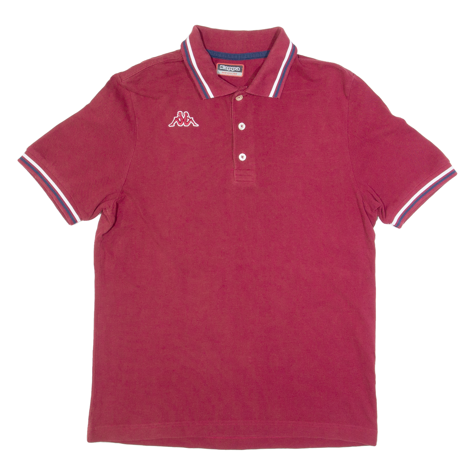 KAPPA Mens Polo Shirt Maroon M Refurbished - N/A refurbished available on Cerqular