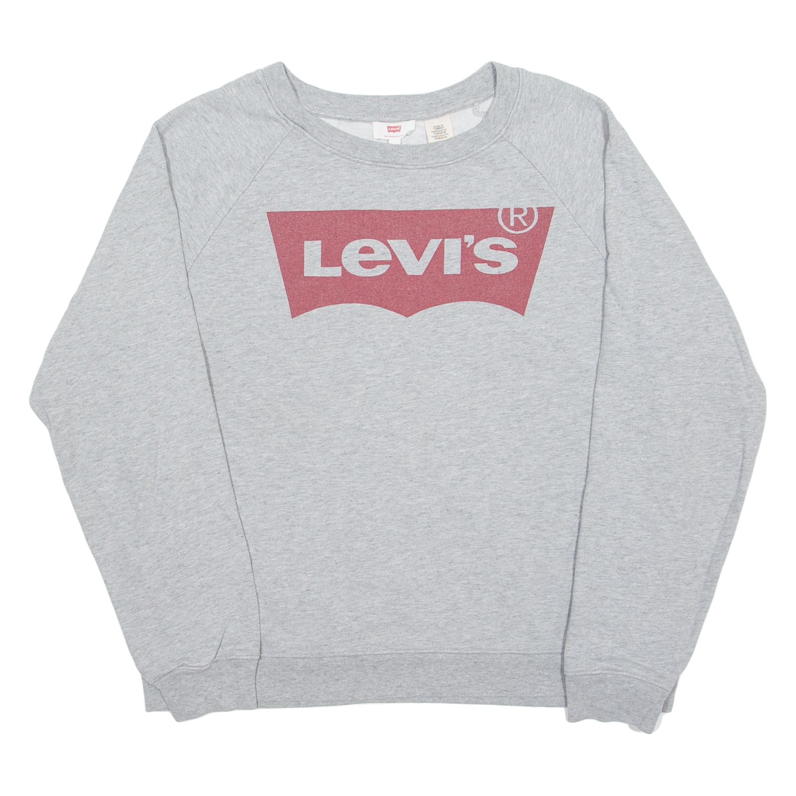 LEVI'S Womens Sweatshirt Grey S Refurbished - N/A refurbished available on Cerqular