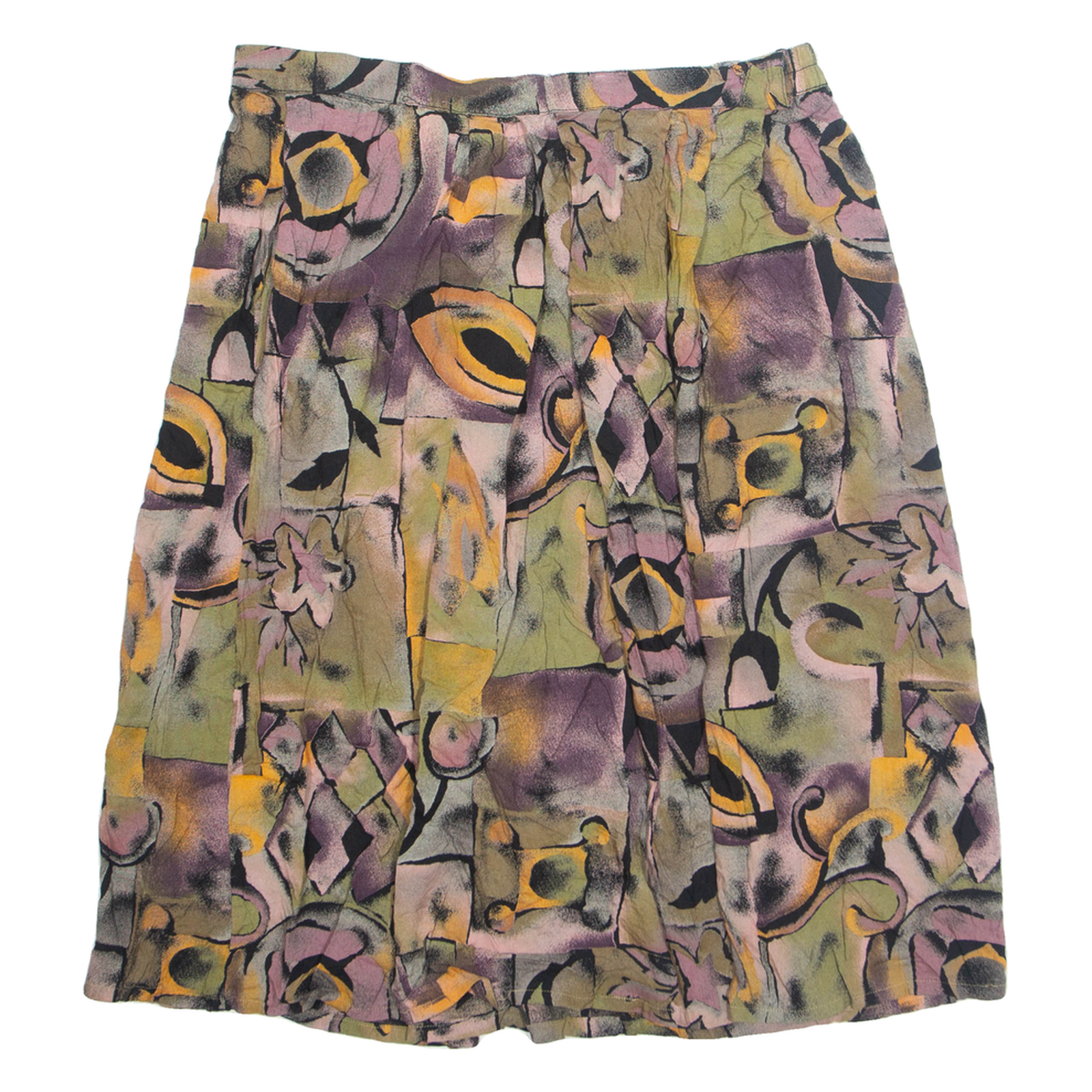 Buy Womens A-Line Skirt Purple Knee Length 90s Crazy Pattern L Refurbished - $16.89 Womens A-Line Skirt Purple Knee Length 90s Crazy Pattern L Refurbished - N/A refurbished available on Cerqular