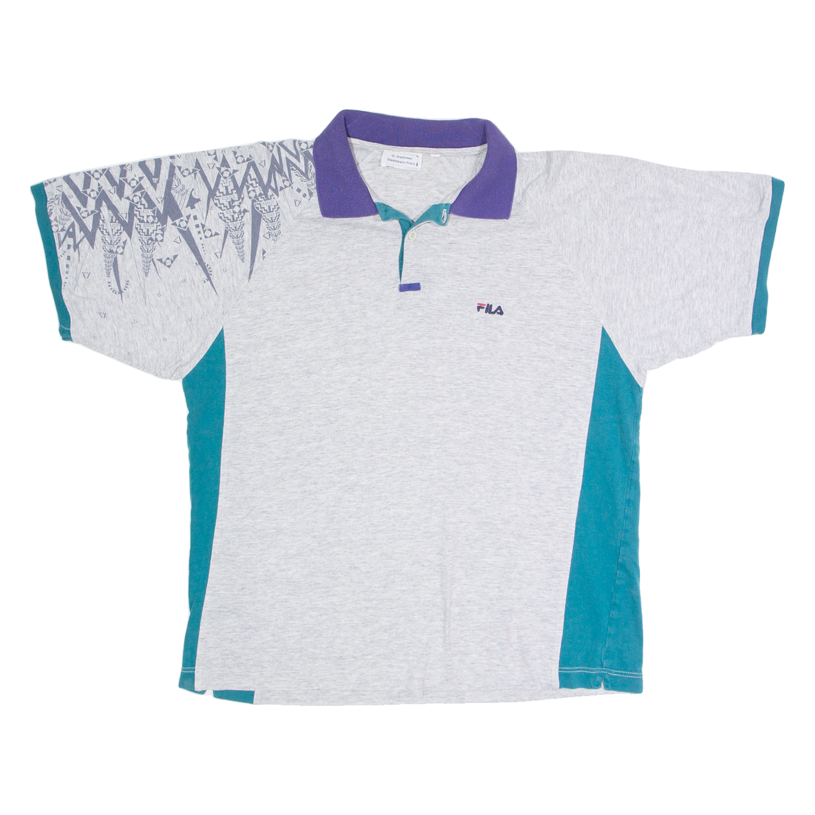 FILA Mens Polo Shirt Grey L Refurbished - N/A refurbished available on Cerqular