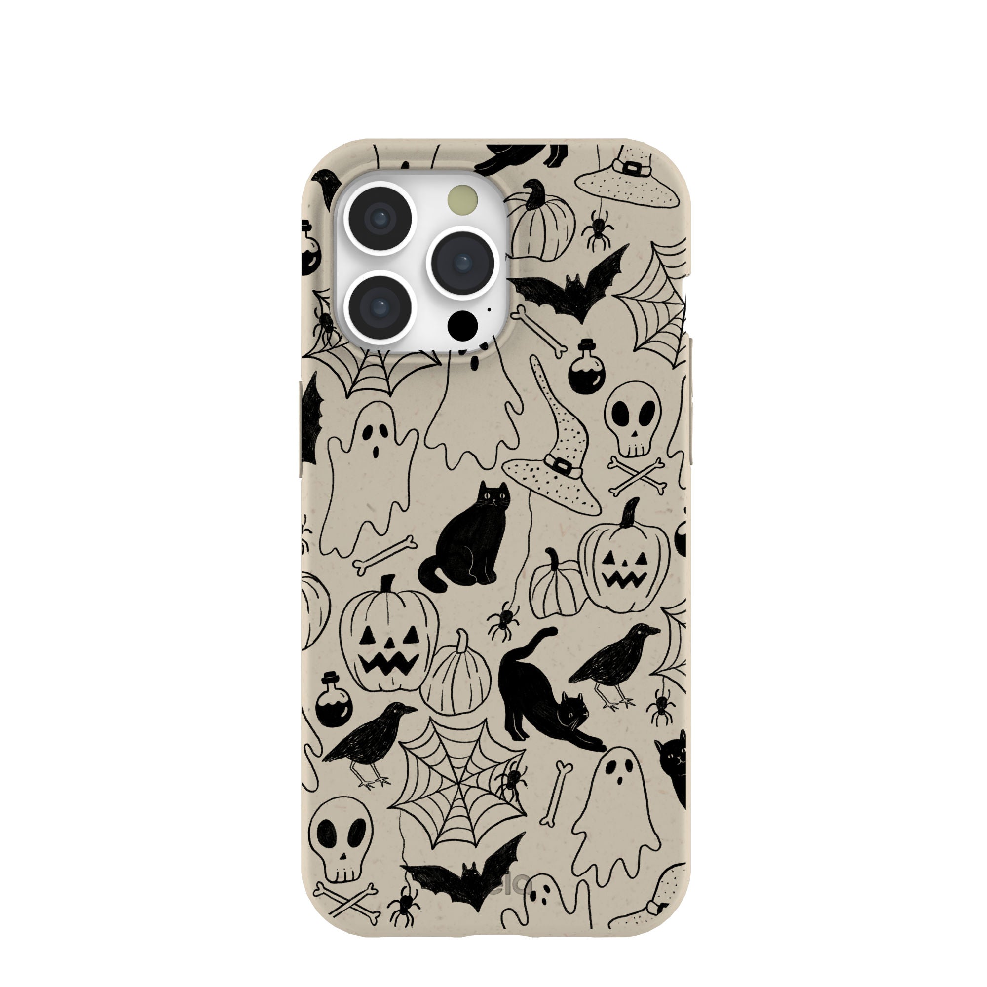 London Fog Sketchy Spirits iPhone 15 Pro Max Case Refurbished - Pela Case refurbished available on Cerqular