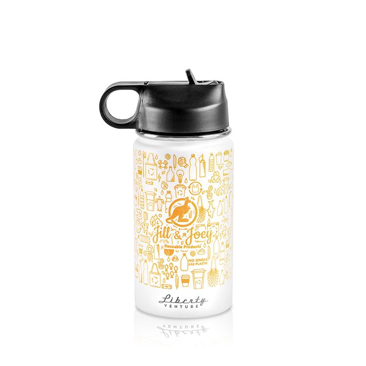 Jill and Joey 12oz Insulated Bottle Refurbished - N/A refurbished available on Cerqular