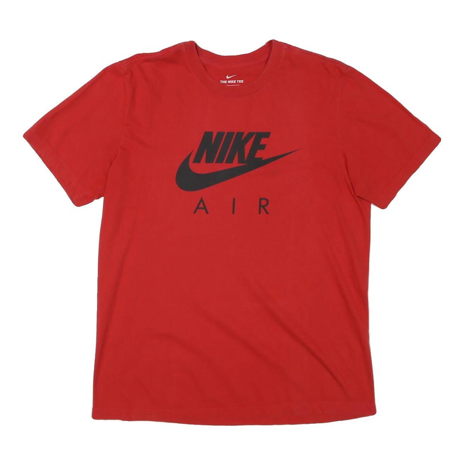 NIKE Mens Red Graphic T-Shirt M Short Sleeve Crew Neck Casual Sportswear Refurbished - N/A refurbished available on Cerqular