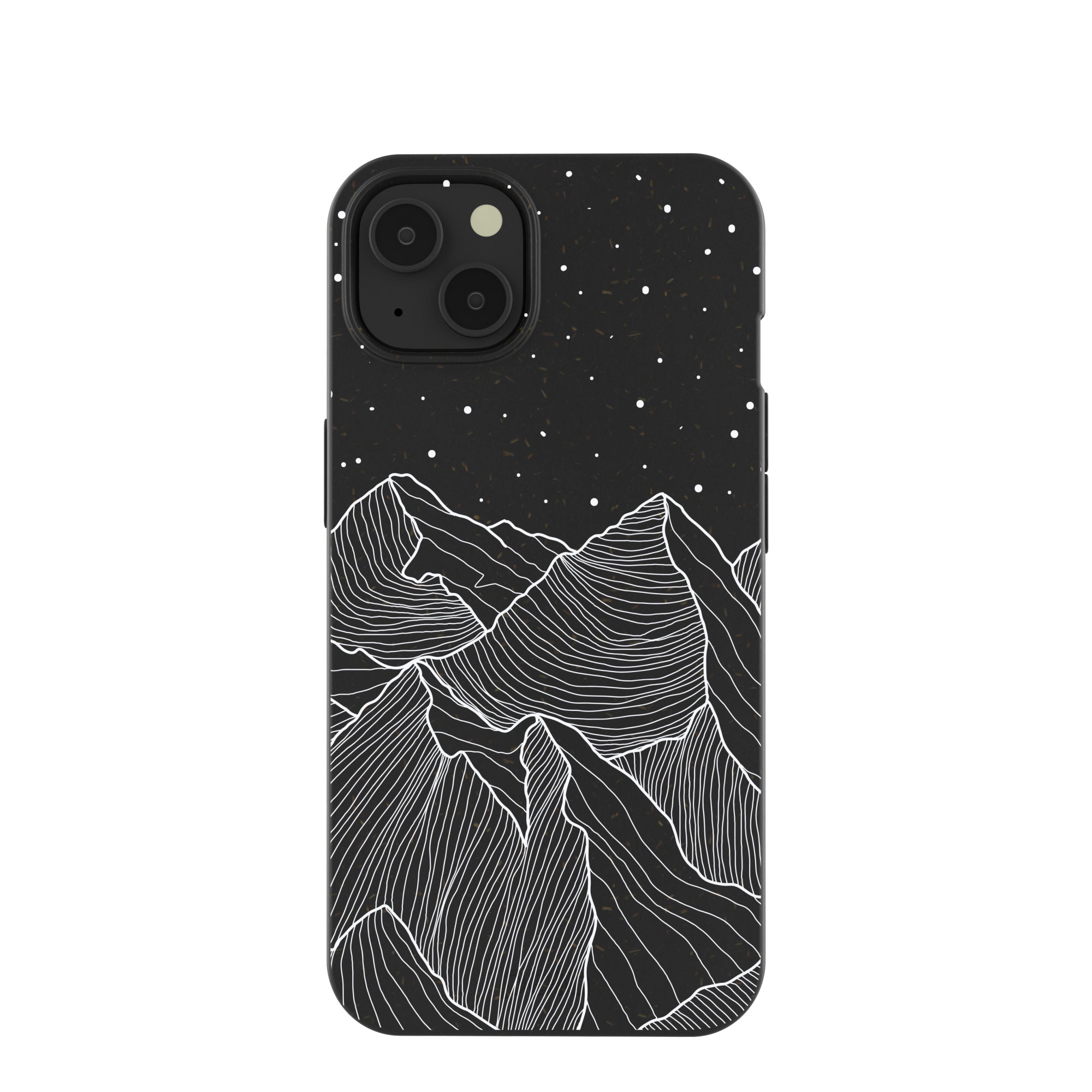 Black Night Panorama iPhone 13 Case Refurbished - Pela Case refurbished available on Cerqular