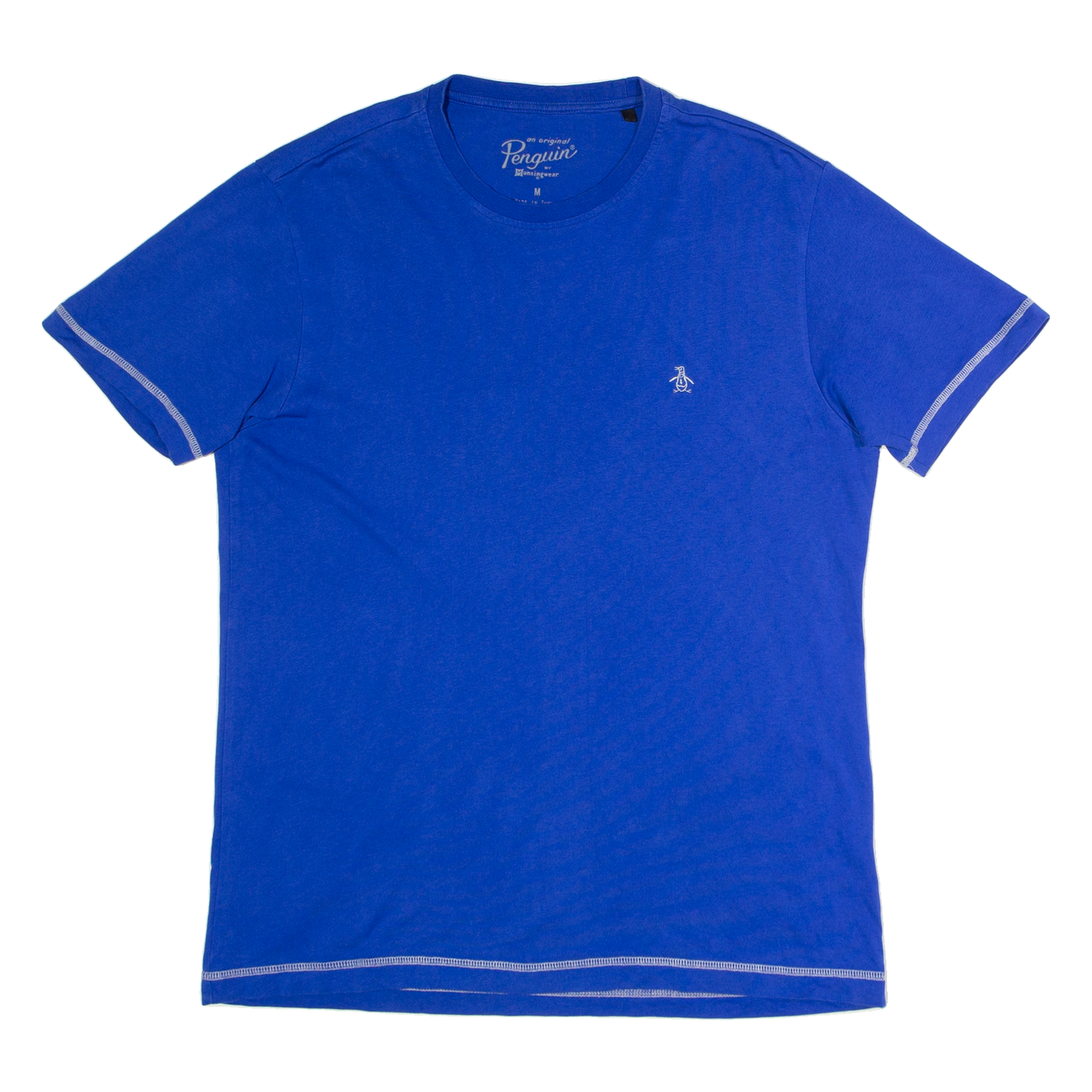 Buy ORIGINAL PENGUIN Mens T-Shirt Blue Crew Neck M Refurbished - $15.59 ORIGINAL PENGUIN Mens T-Shirt Blue Crew Neck M Refurbished - N/A refurbished available on Cerqular