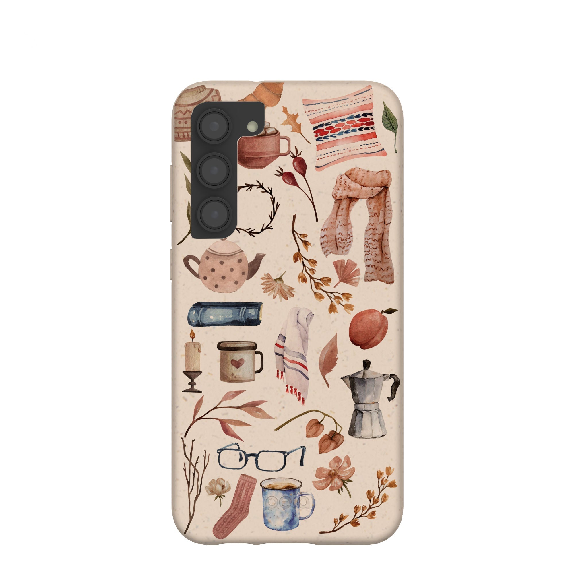 Seashell Creature Comforts Samsung Galaxy S23+(Plus) Case Refurbished - Pela Case refurbished available on Cerqular