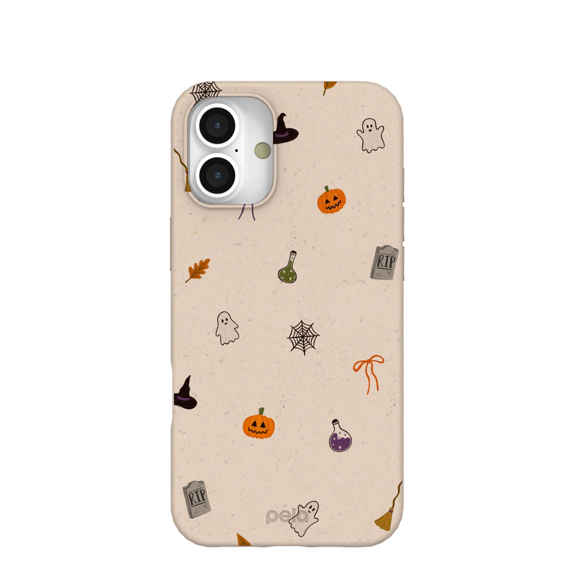 Seashell Mini Halloween iPhone 16 Plus Case Refurbished - Pela Case refurbished available on Cerqular